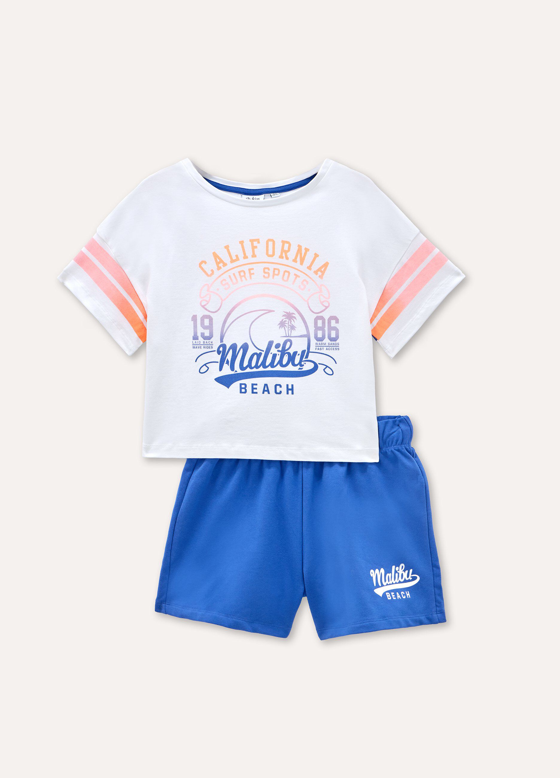 Jogging set in cotone stretch ragazza_0