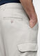Bermuda cargo in twill di cotone uomo_2