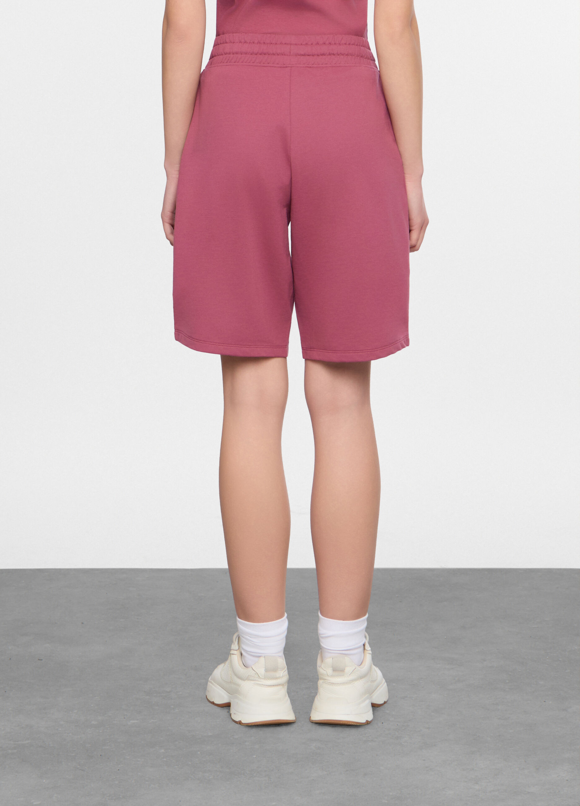 Bermuda regular fit in french terry donna_1