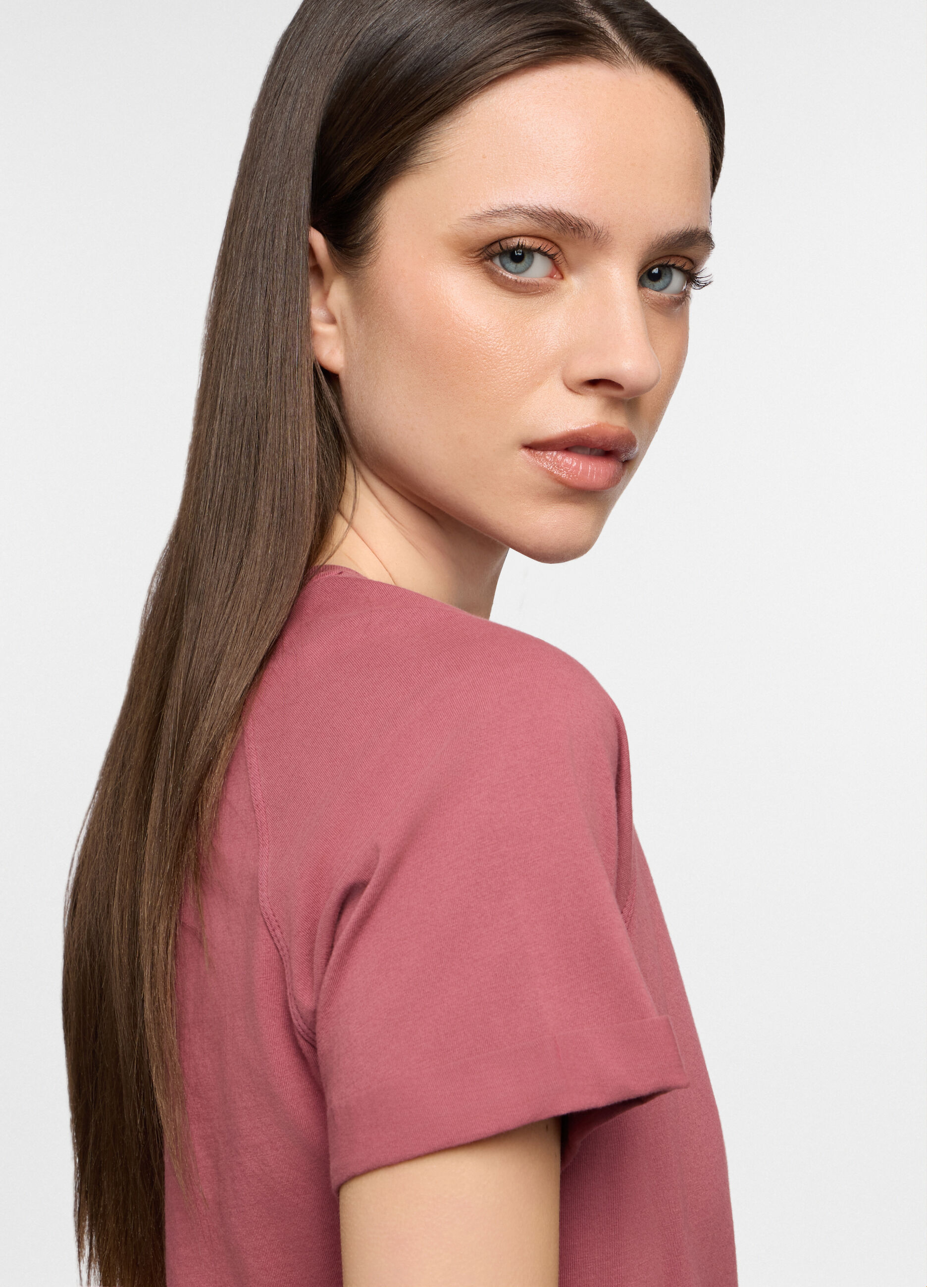 T-shirt girocollo donna_2