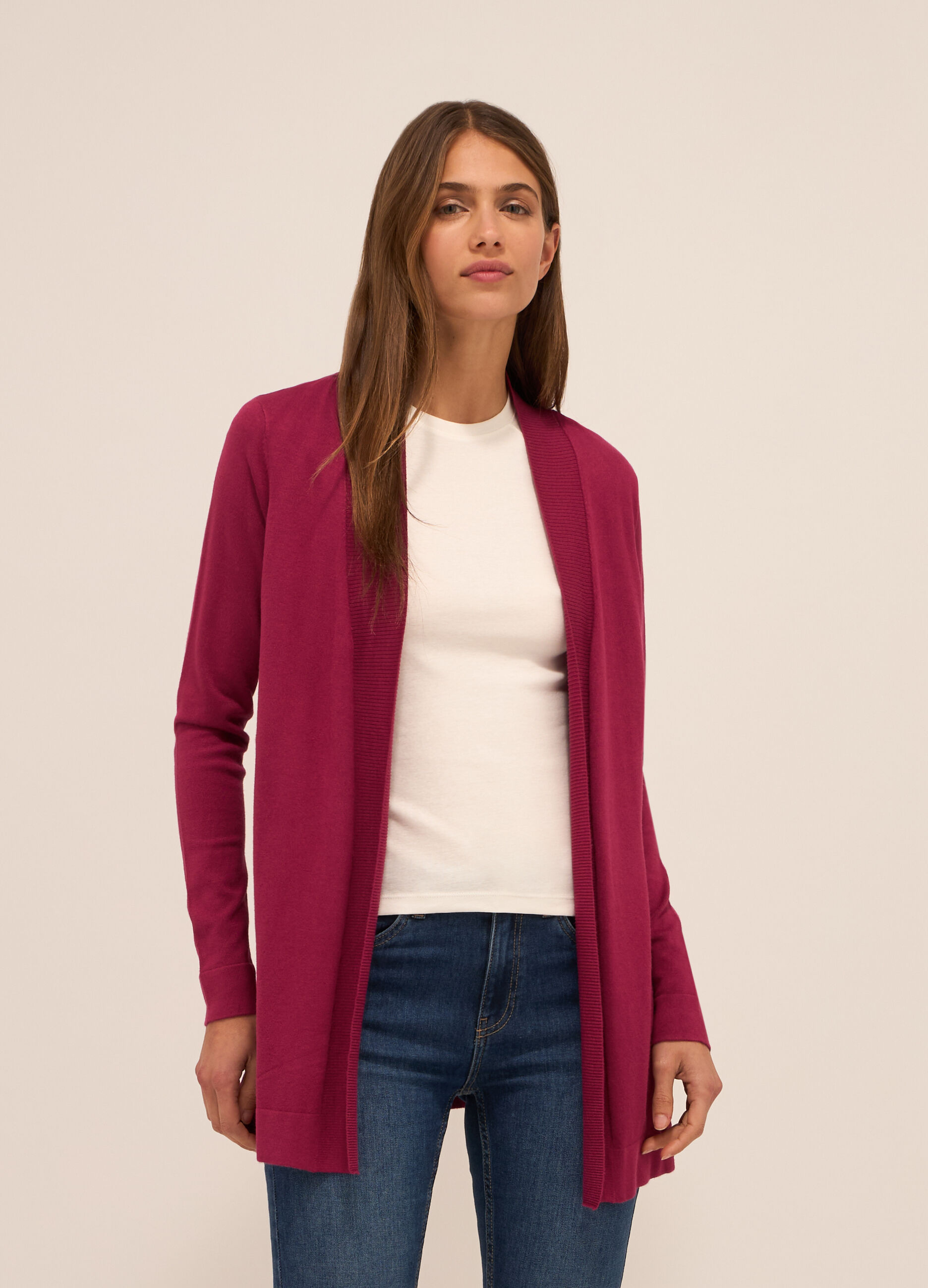 Cardigan in misto viscosa donna_0