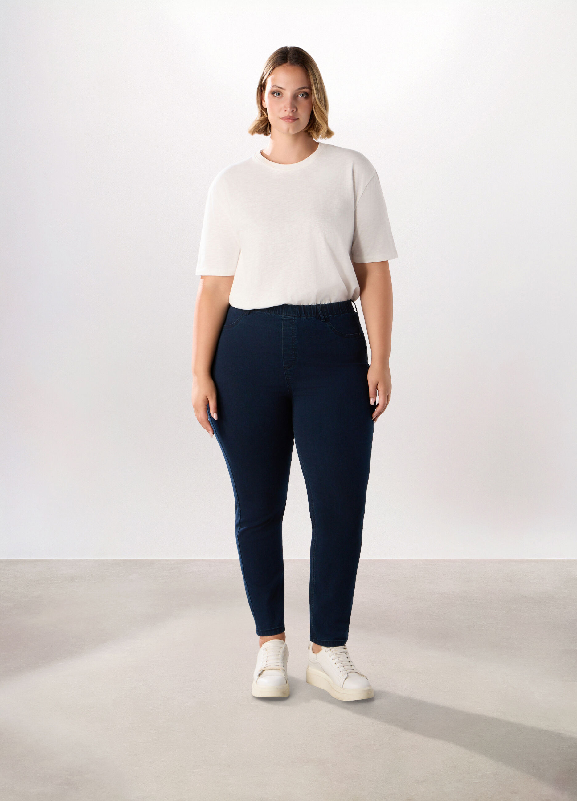 Jeggings in cotone donna curvy_0