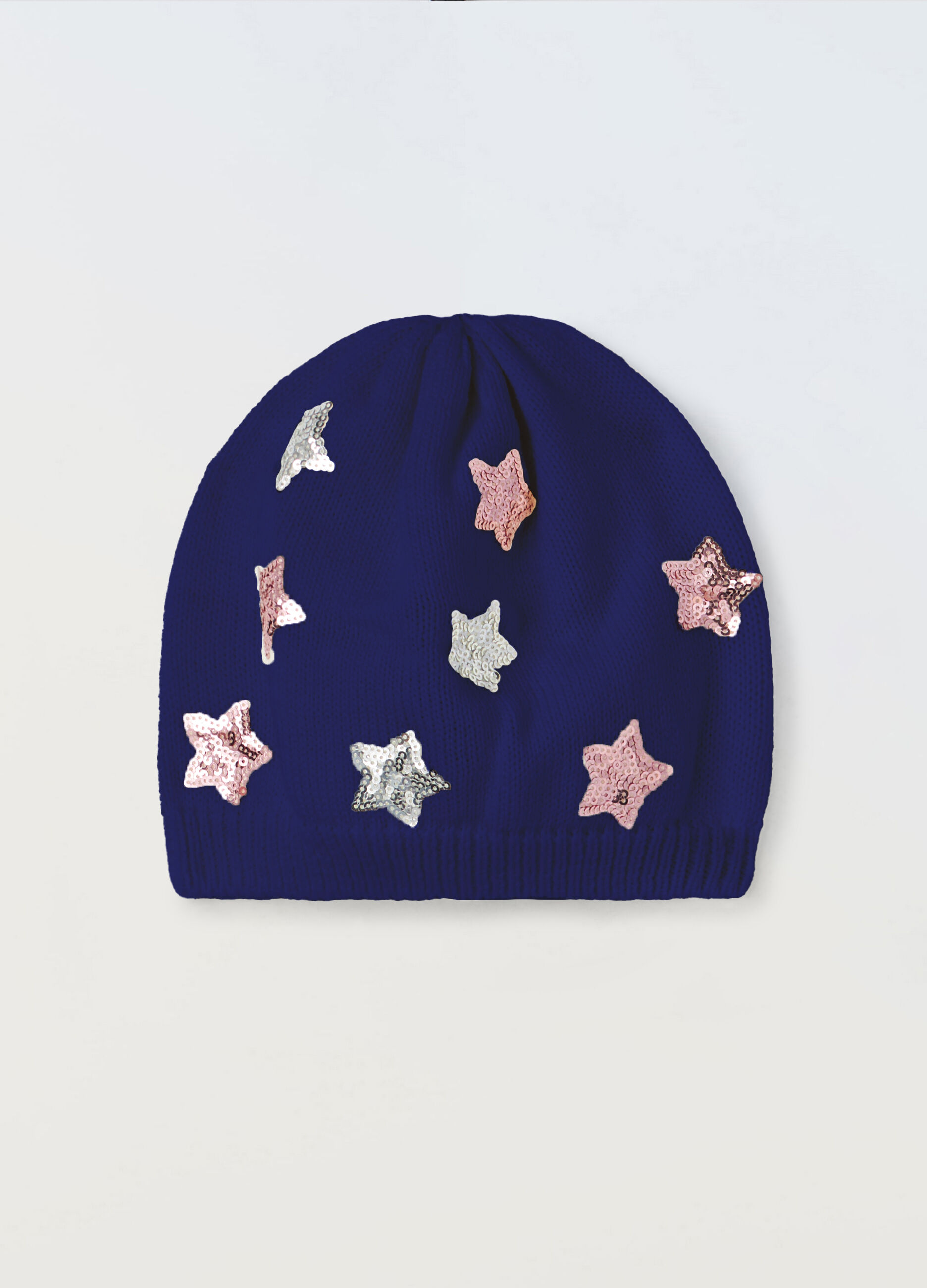 Berretto tricot con paillettes_0