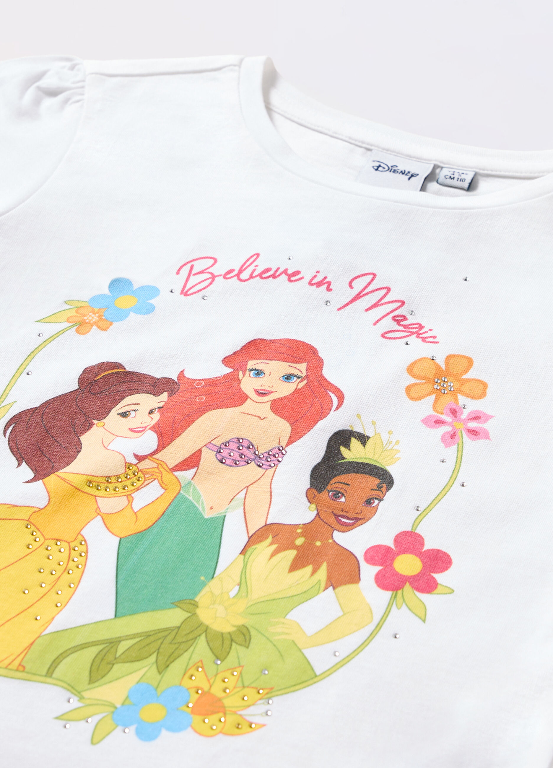 T-shirt in jersey di puro cotone bambina_1