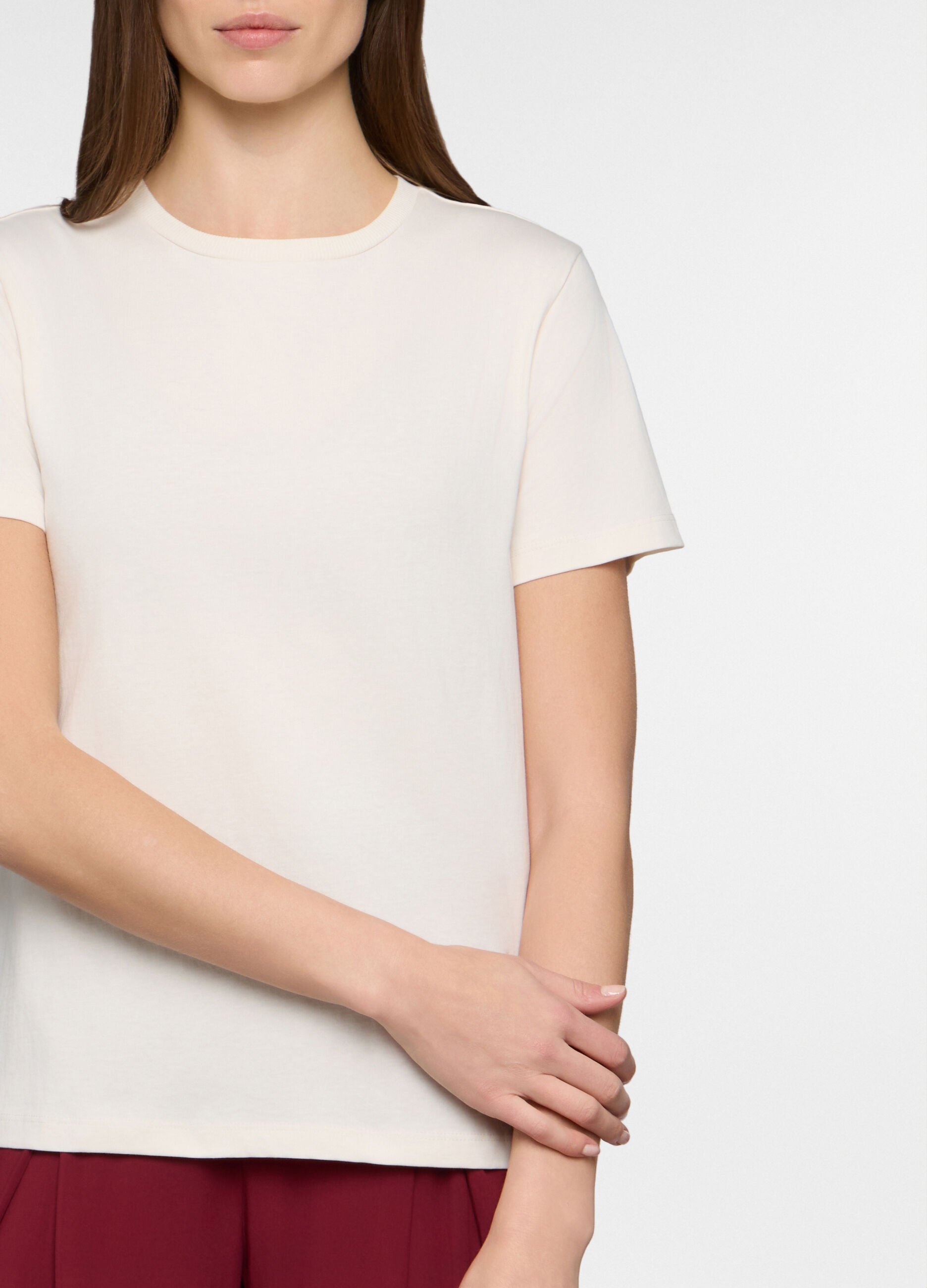 T-shirt girocollo donna _2