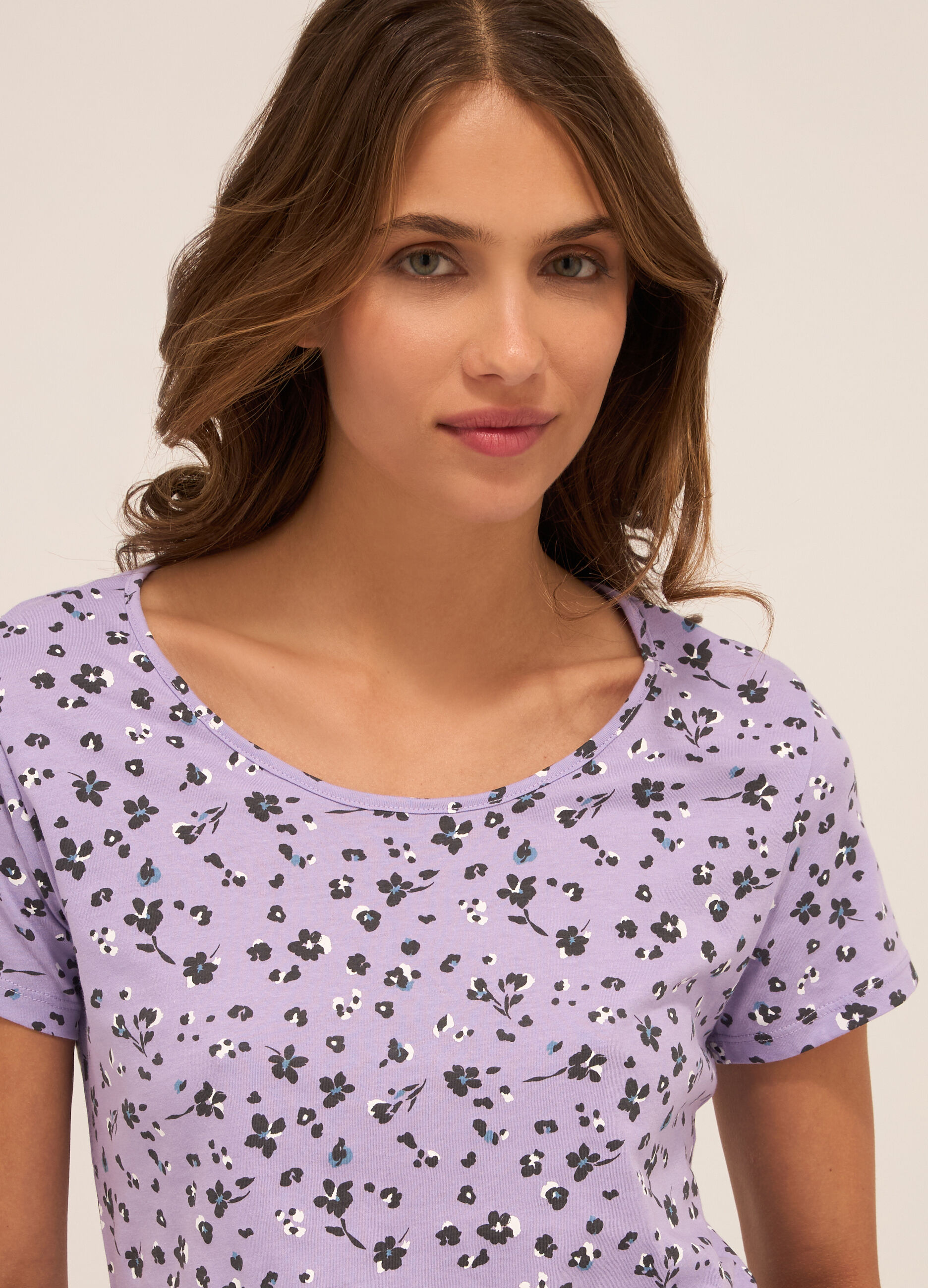T-shirt in puro cotone donna_2