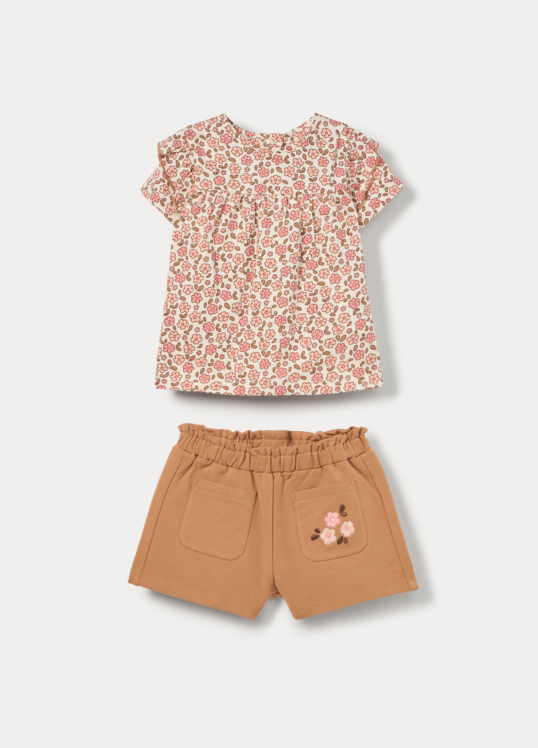 Jogging set in jersey di puro cotone bimba_0