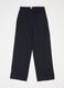 Pantalone palazzo in misto lana e viscosa donna_4