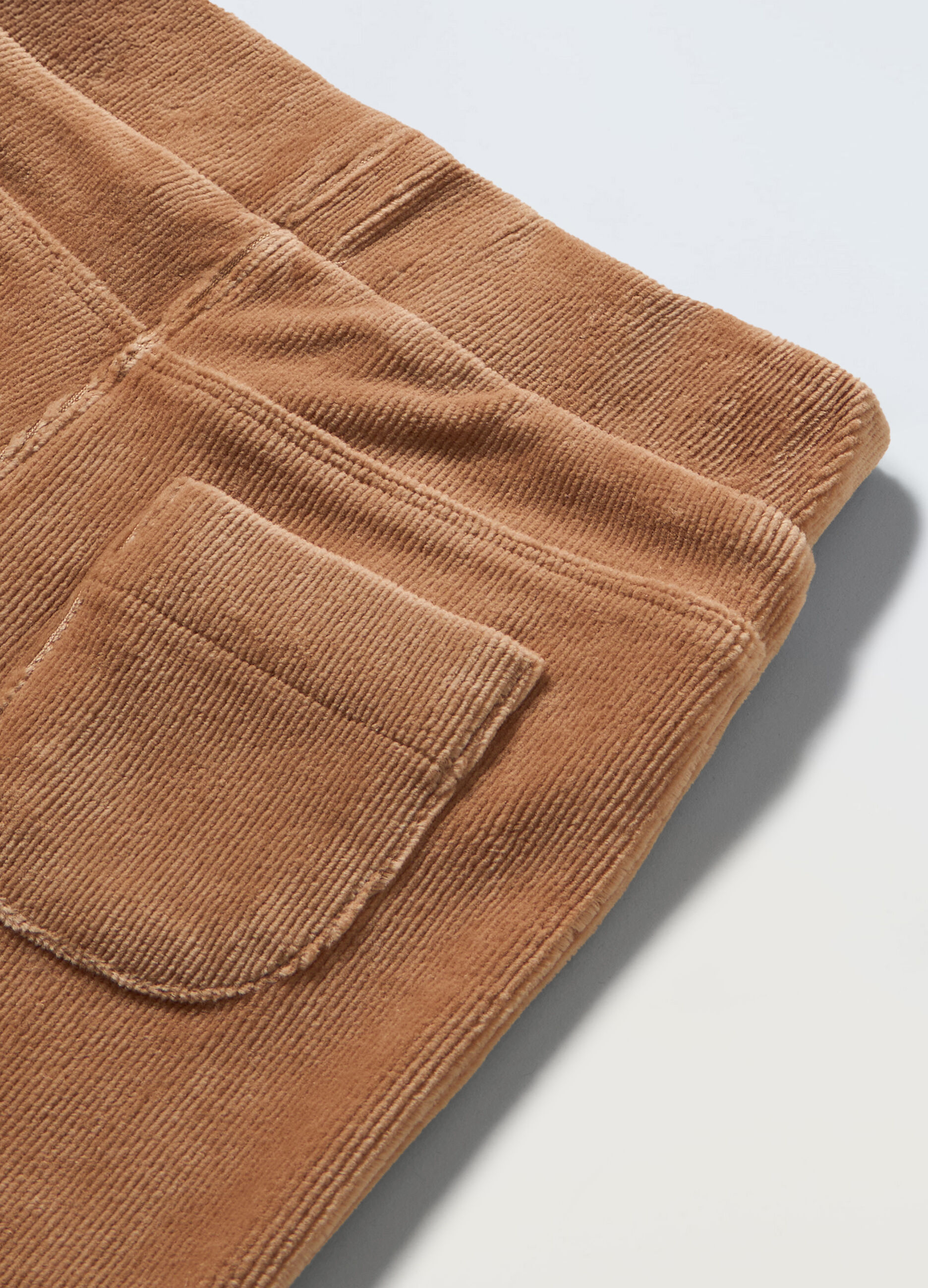 Leggings in costina di misto cotone bambina_1