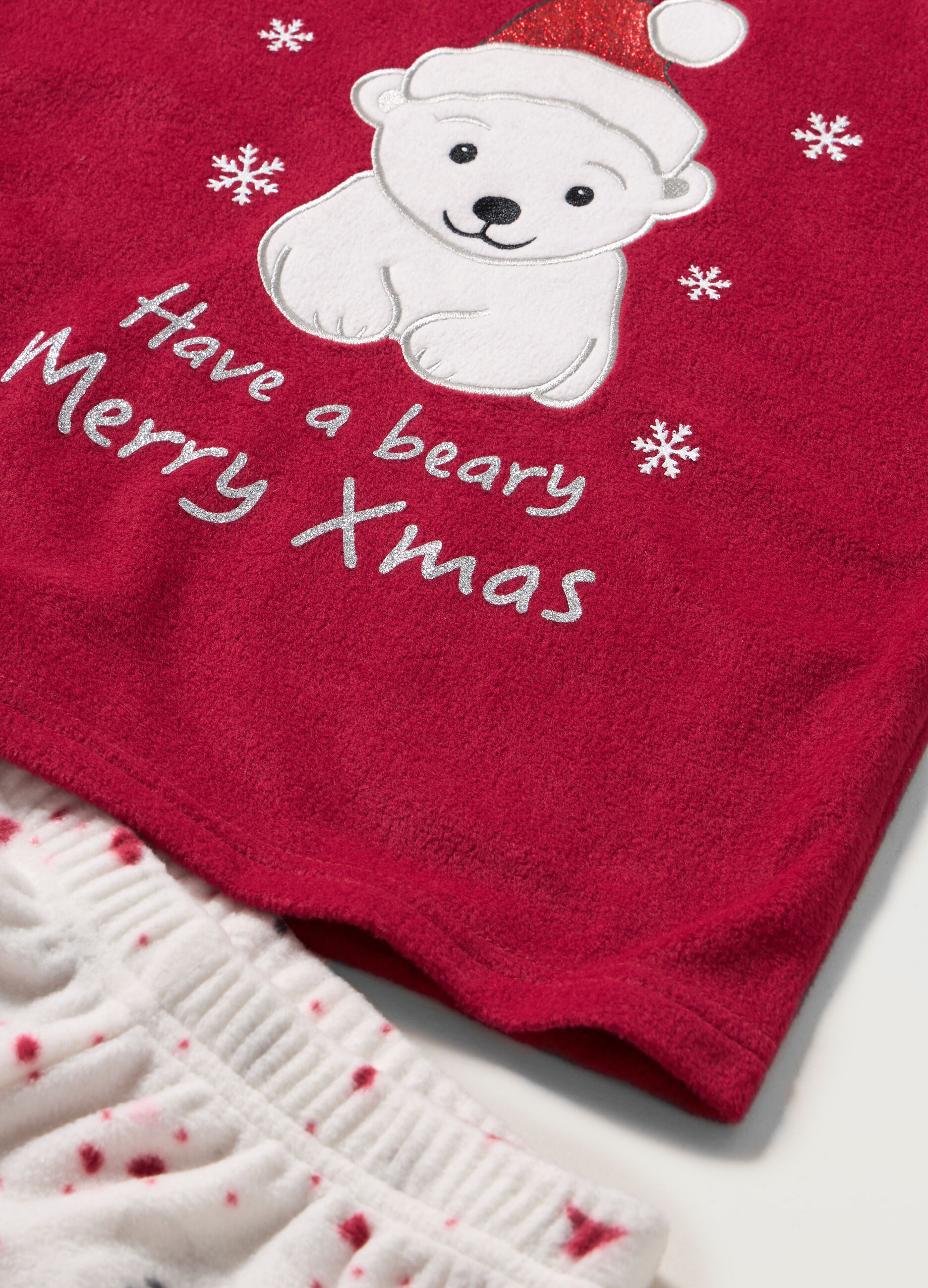 Set pigiama lungo in pile bambina_1