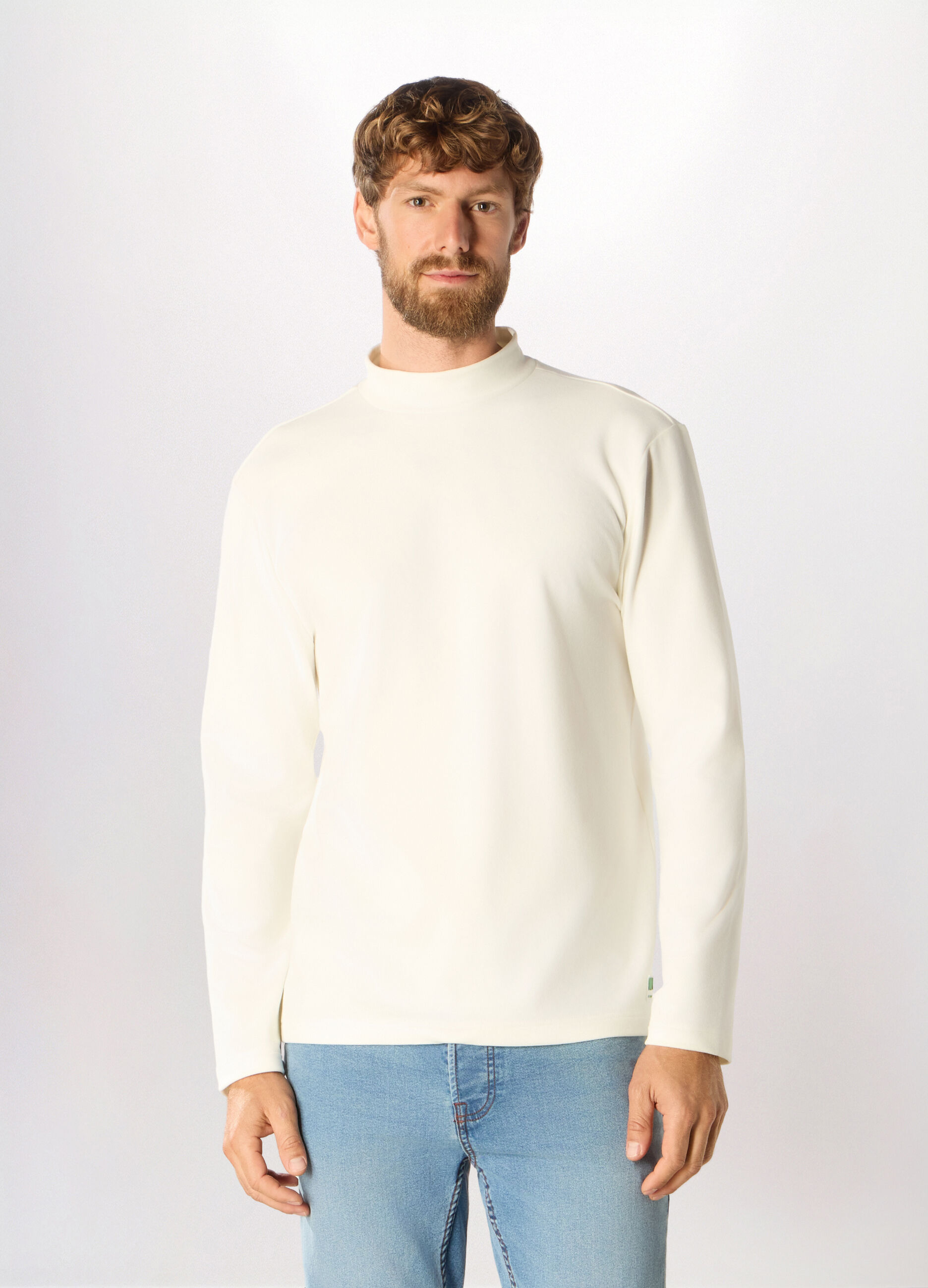 Felpa lupetto in pile uomo_0