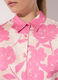 Camicia in viscosa satin con stampa floreale donna_3