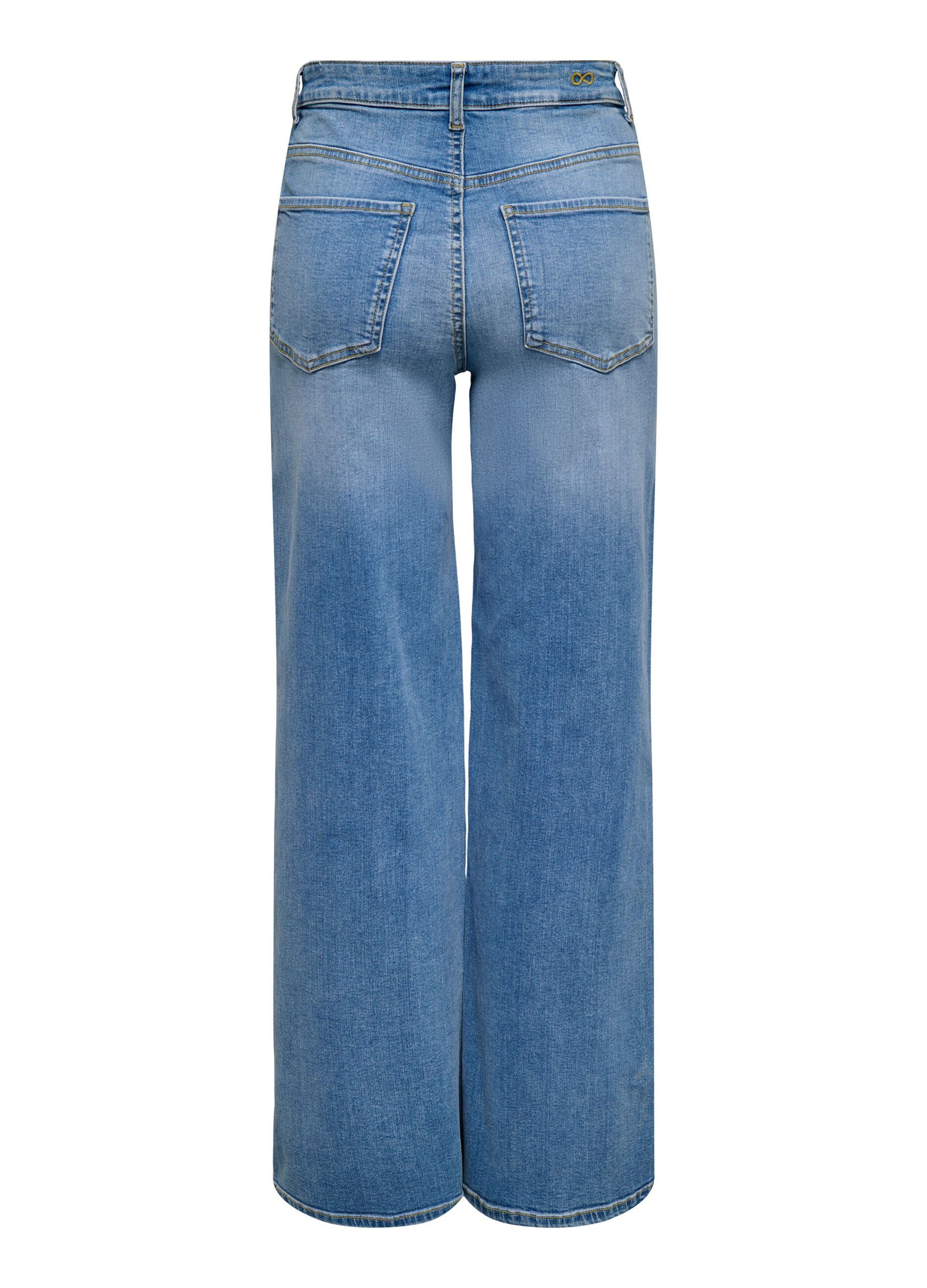 Pantaloni in denim wide leg donna_1