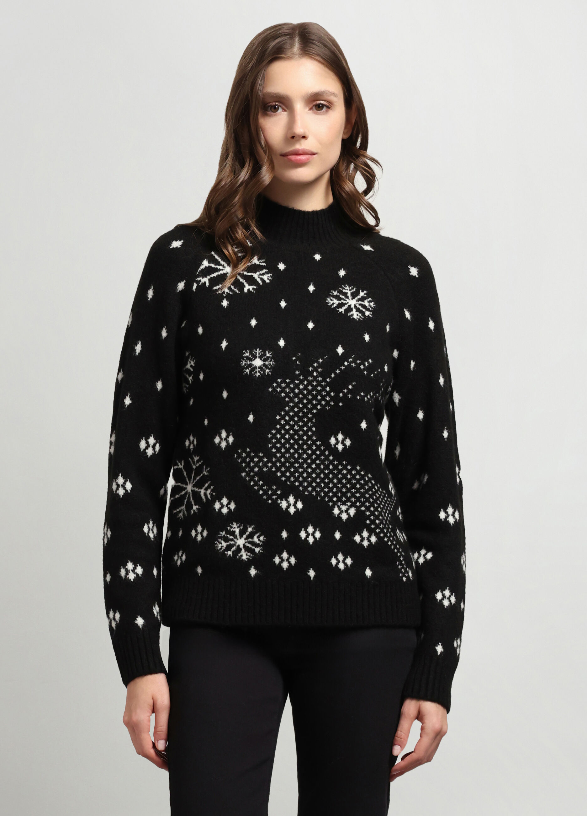 Tricot a collo alto donna_0