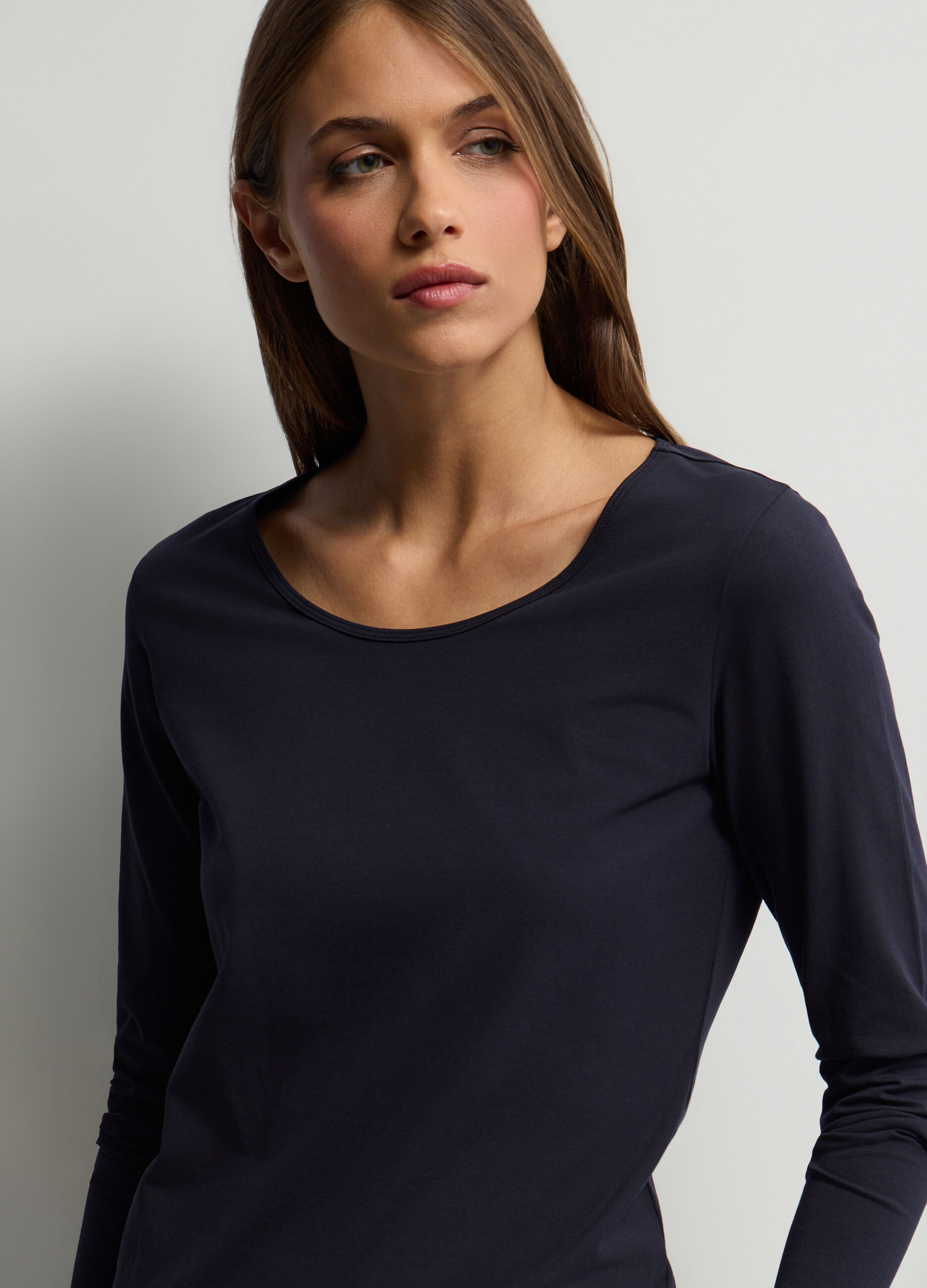 T-shirt girocollo donna_2