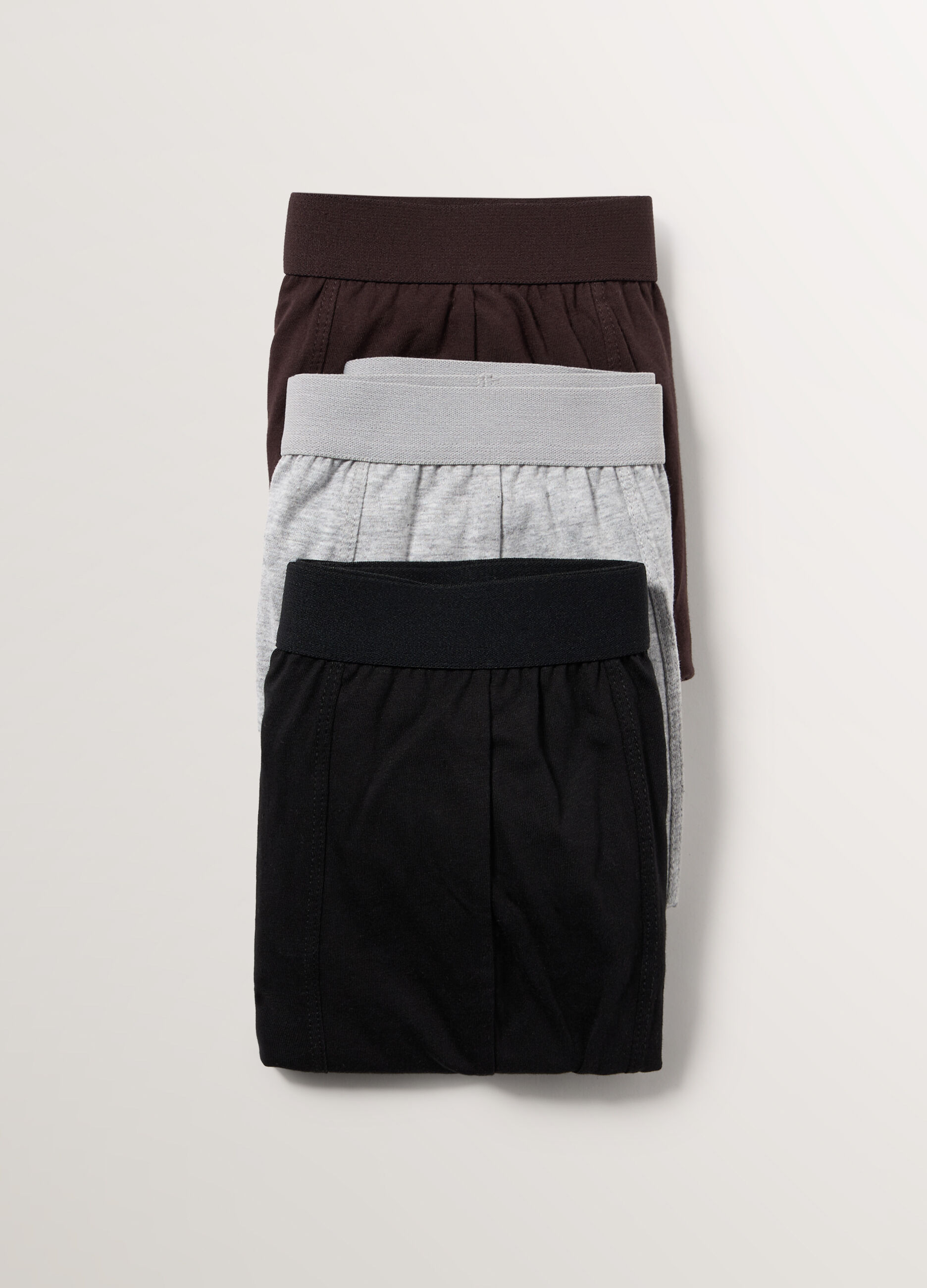 3 pack boxer in jersey di cotone con elastico uomo_0