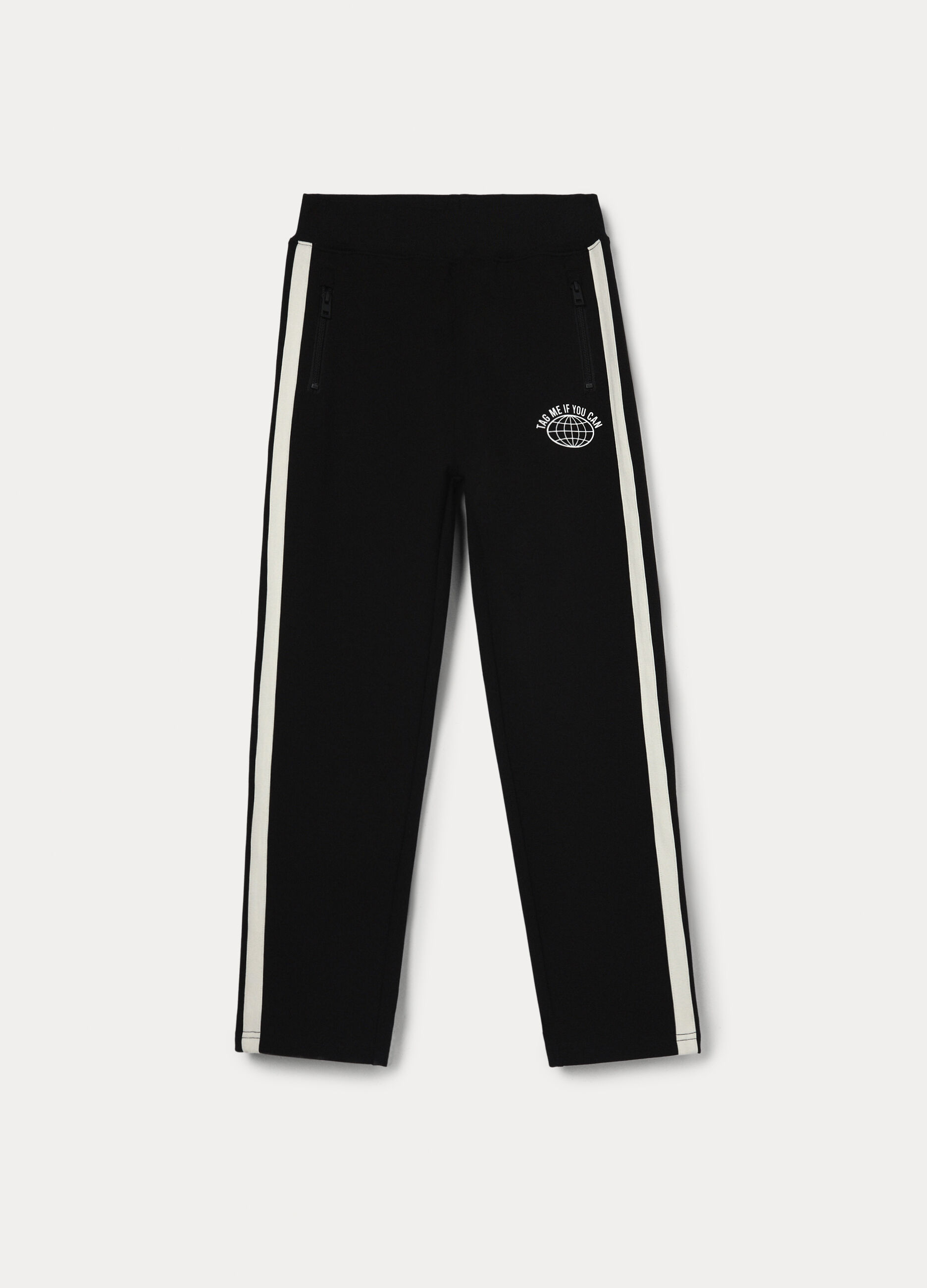 Jogger misto cotone ragazzo_0