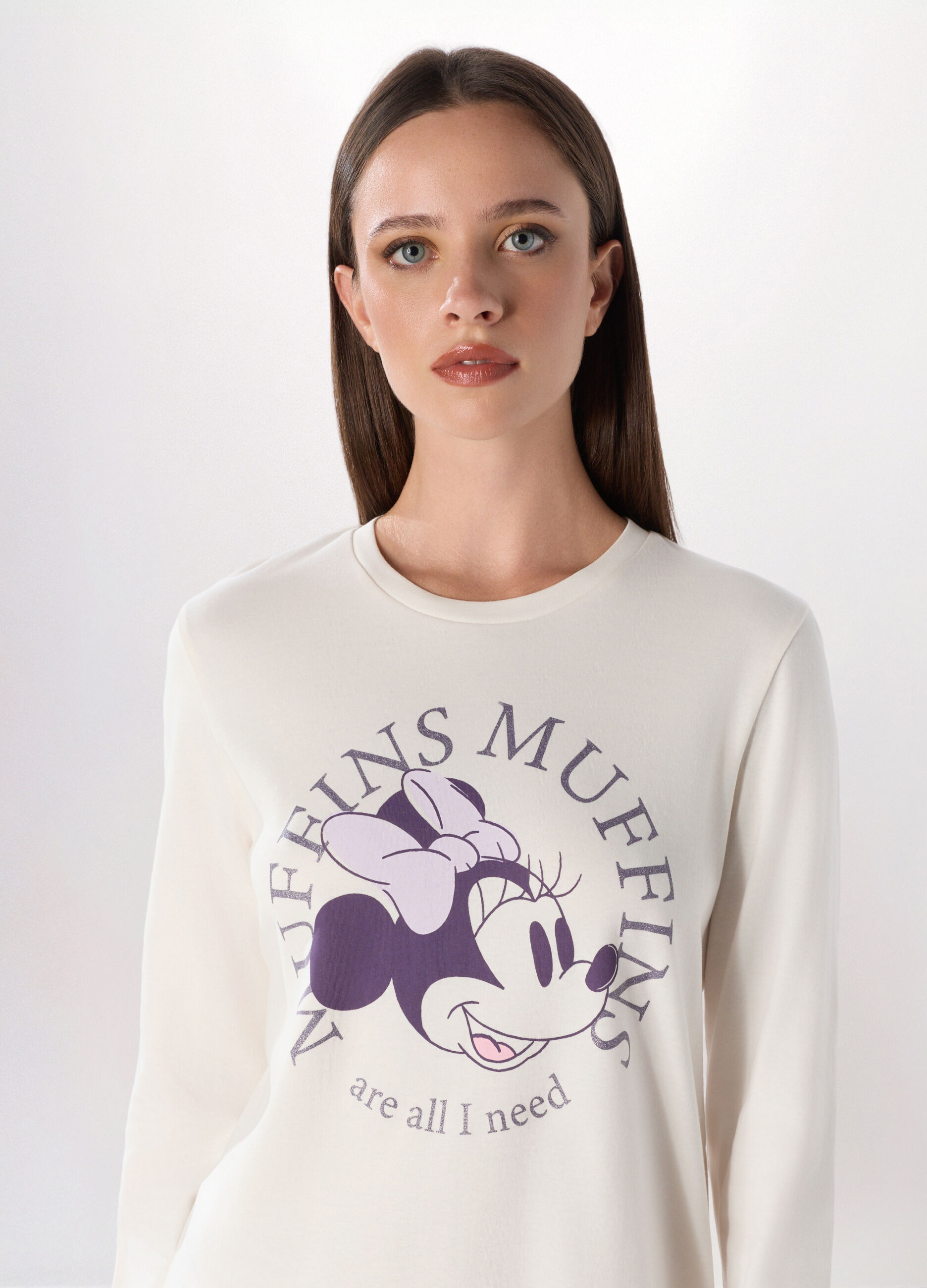 Set pigiama in interlock di puro cotone donna_2