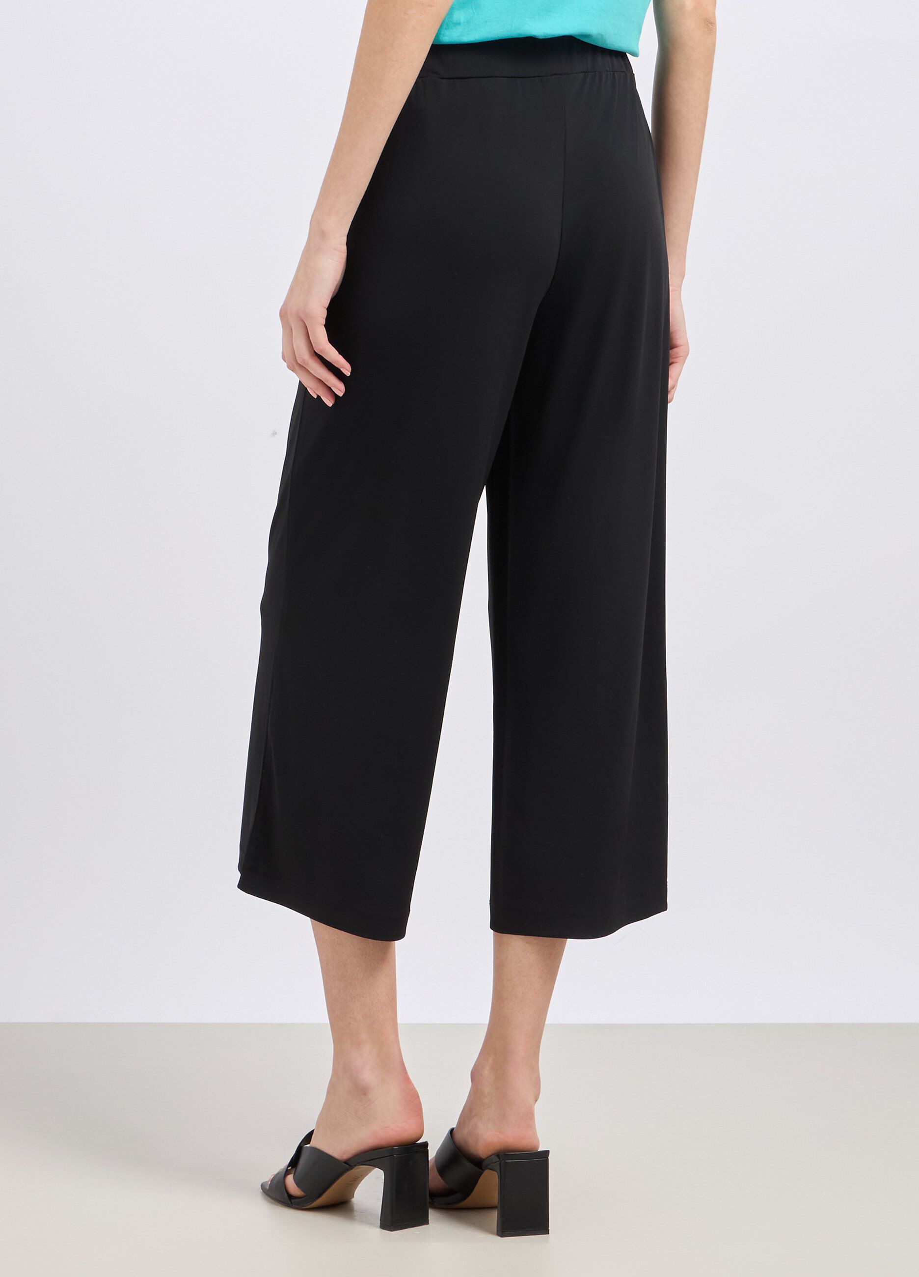Pantaloni palazzo cropped donna_1