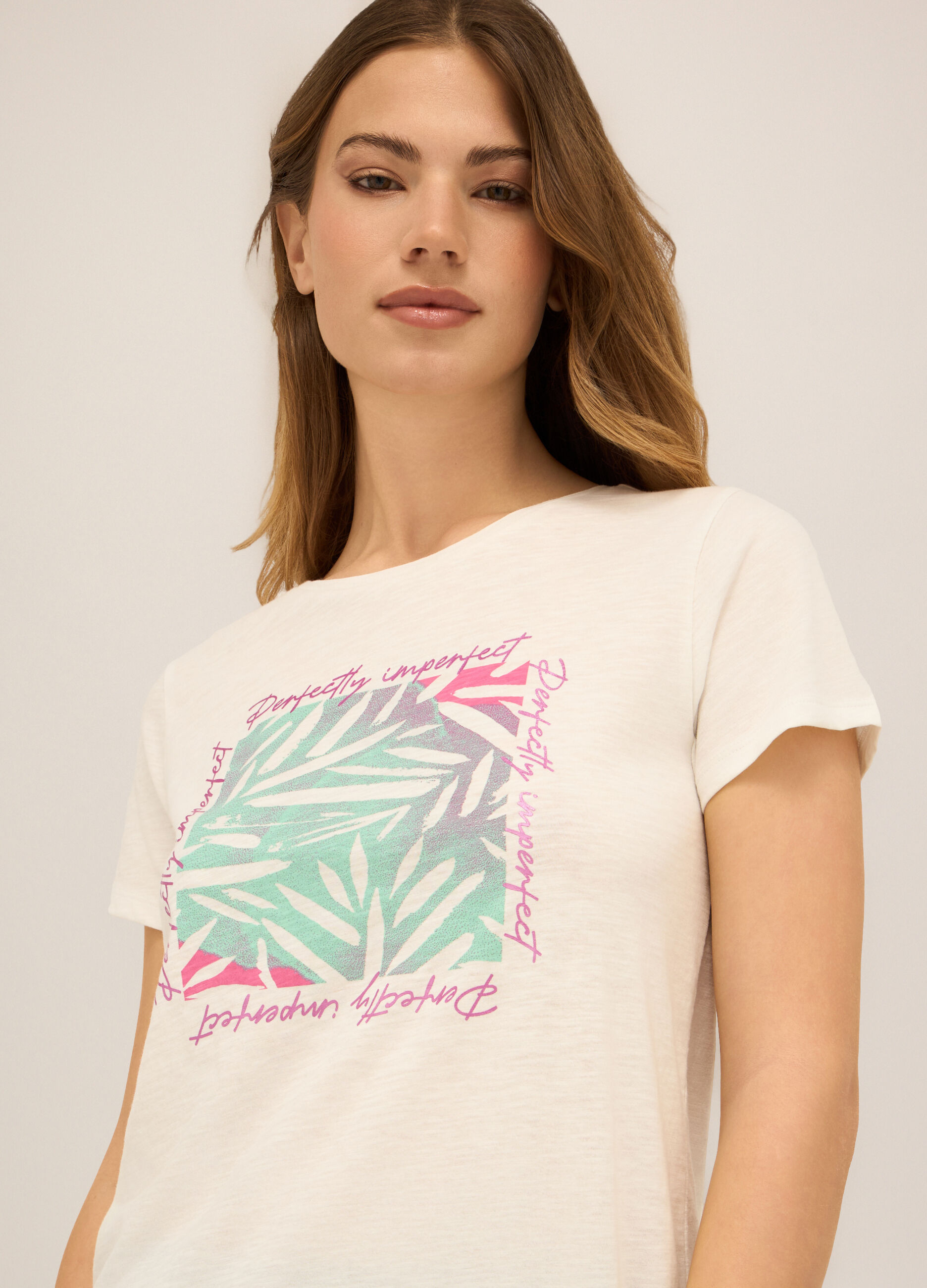 T-shirt in puro cotone donna_2
