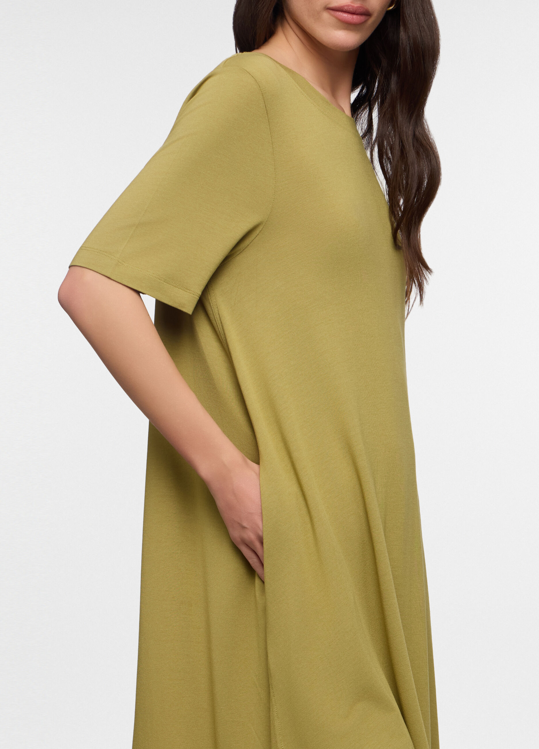 Caftano copricostume stretch donna_2