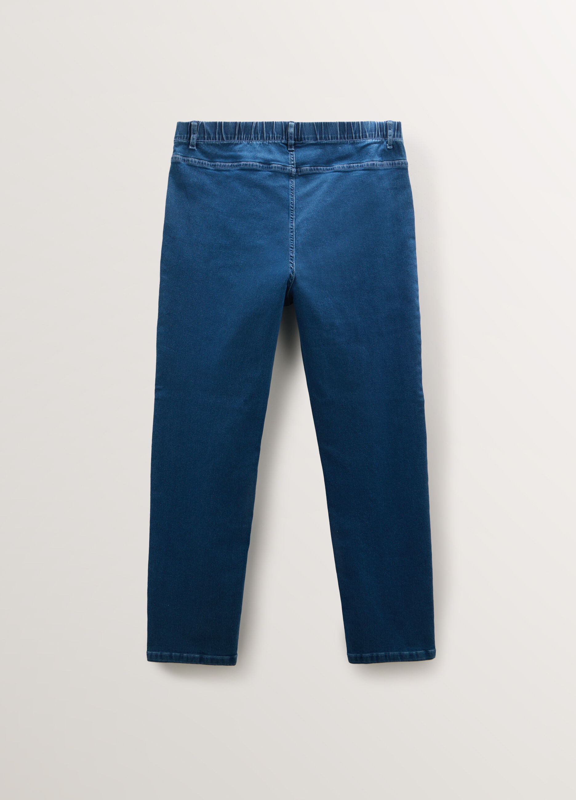 Jeggings Slim Fit in denim di cotone stretch donna curvy_1