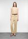 Pantaloni parachute misto lino donna_0