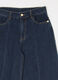 Denim wide leg in puro cotone donna_6