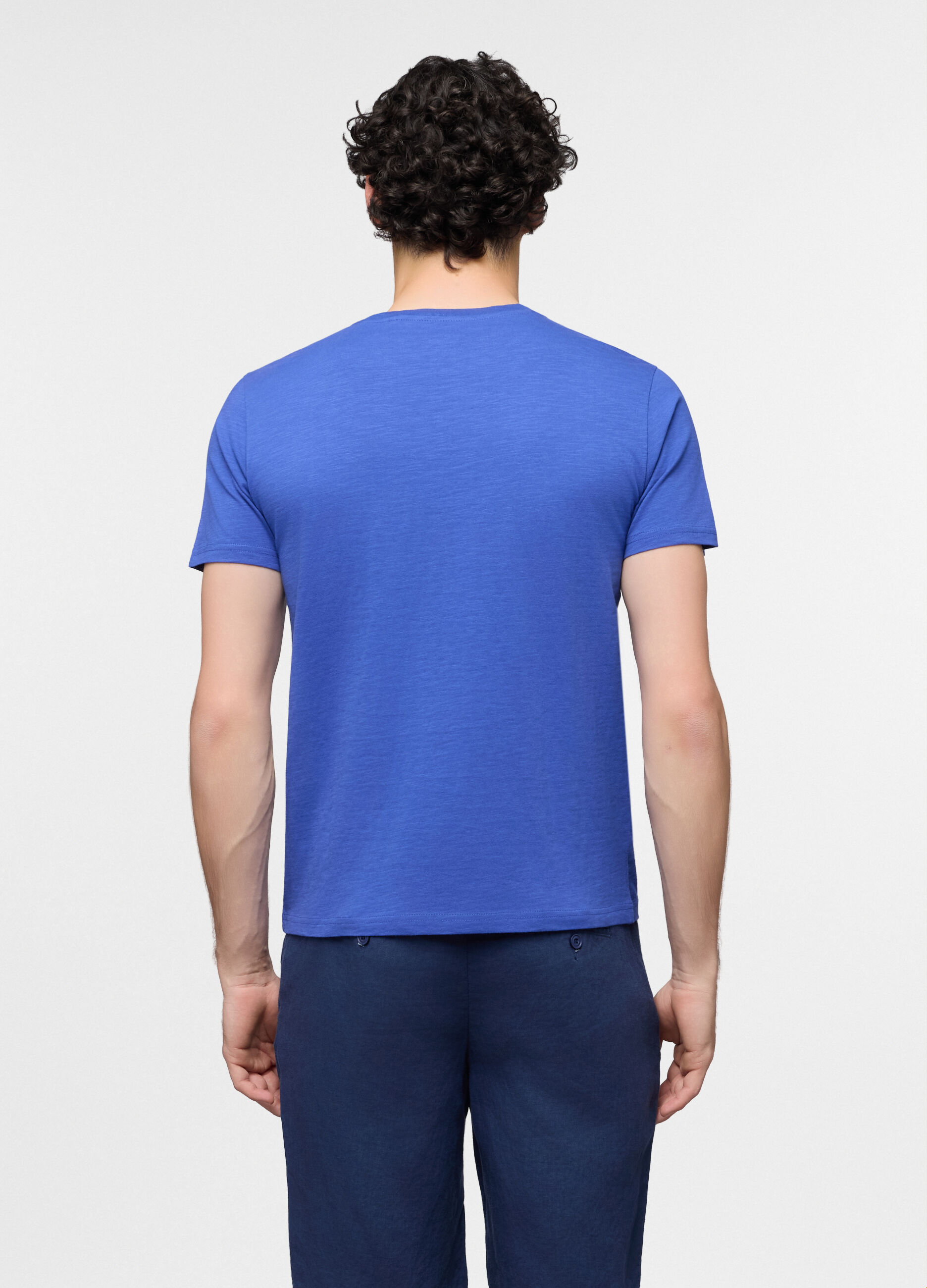 T-shirt in jersey di cotone Monte Fuji uomo_1