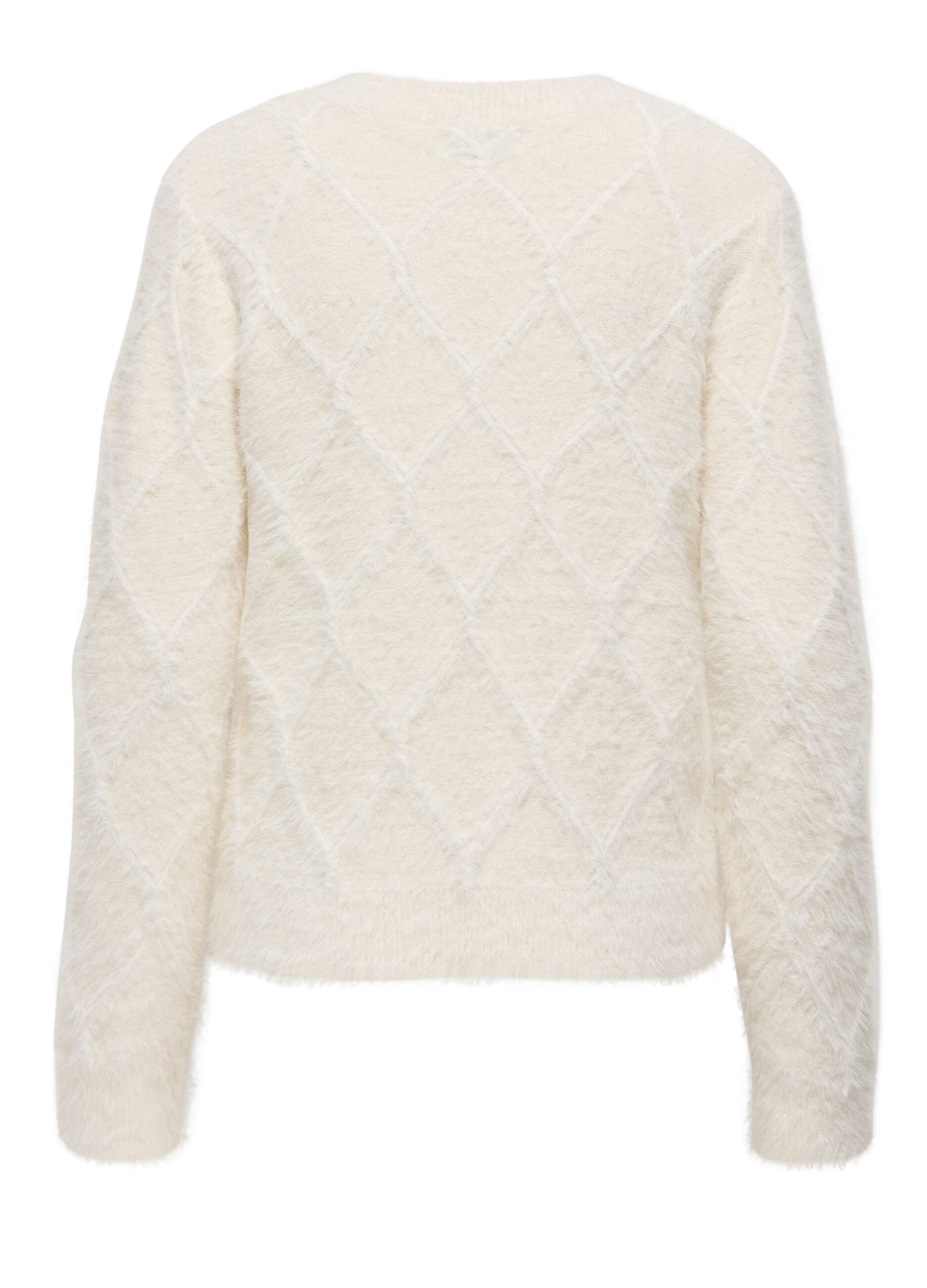 Cardigan con lavorazione jacquard donna_5