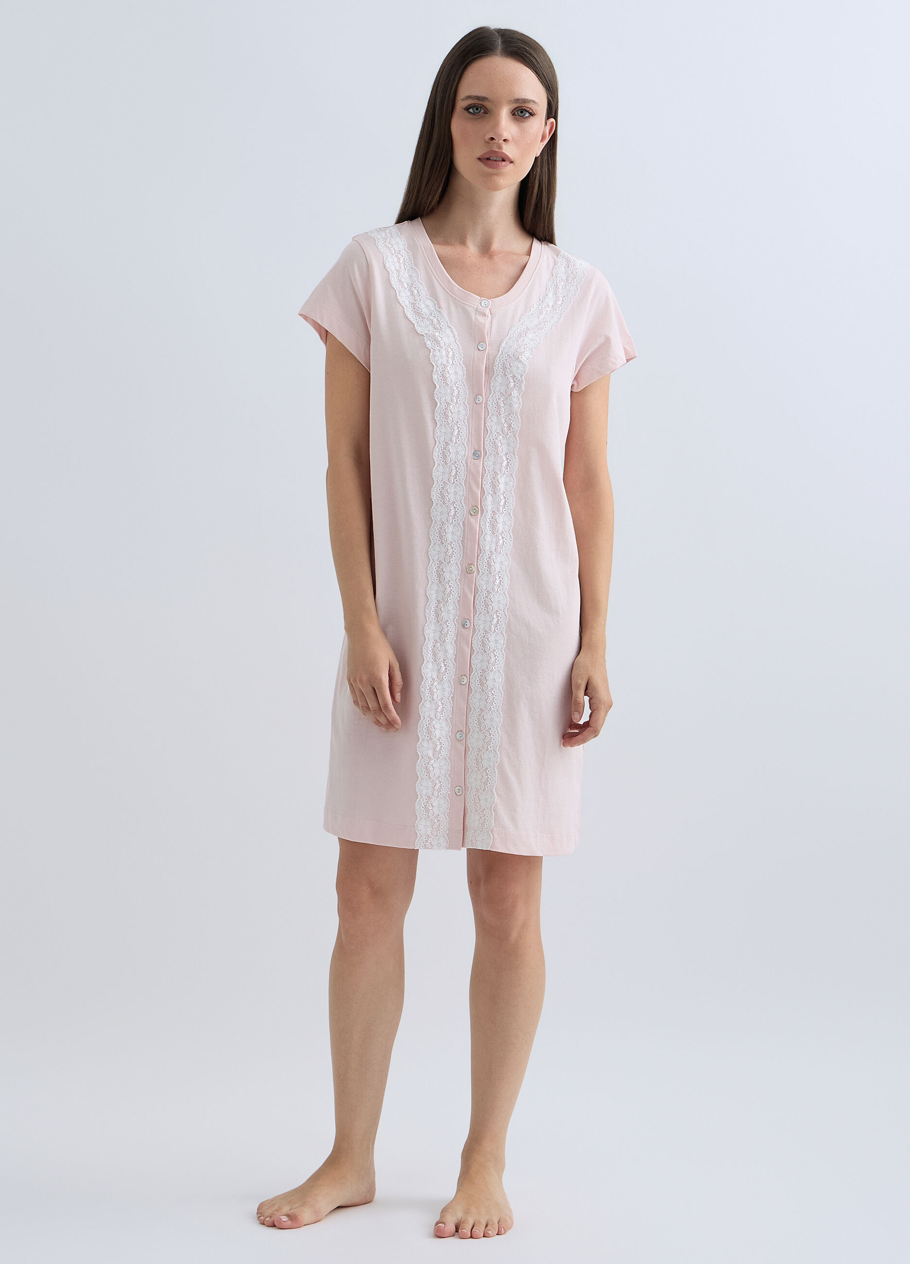 Camicia da notte corta donna _0