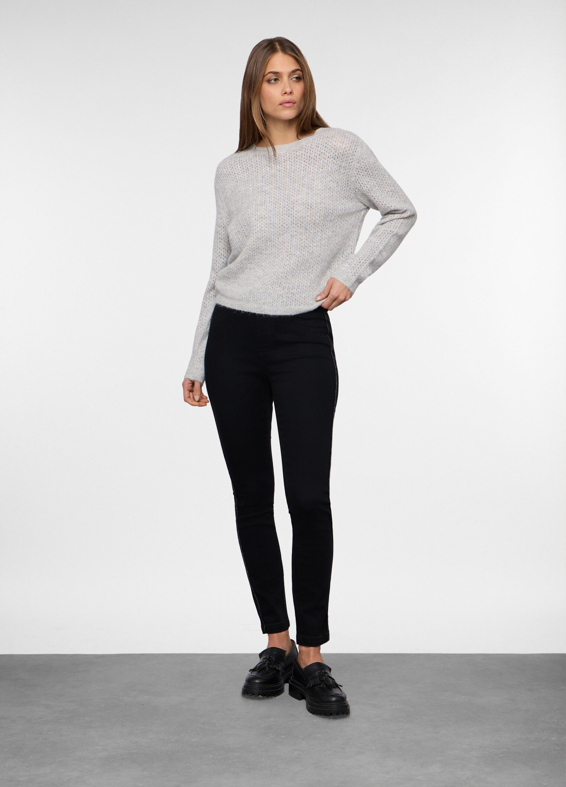 Jeggings misto cotone stretch donna_0