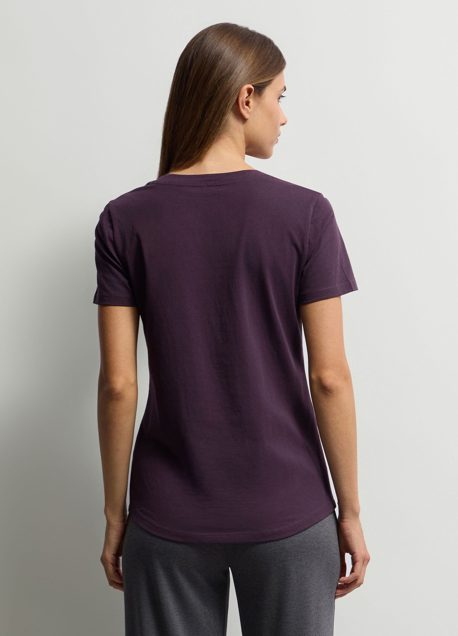 T-shirt girocollo donna_1