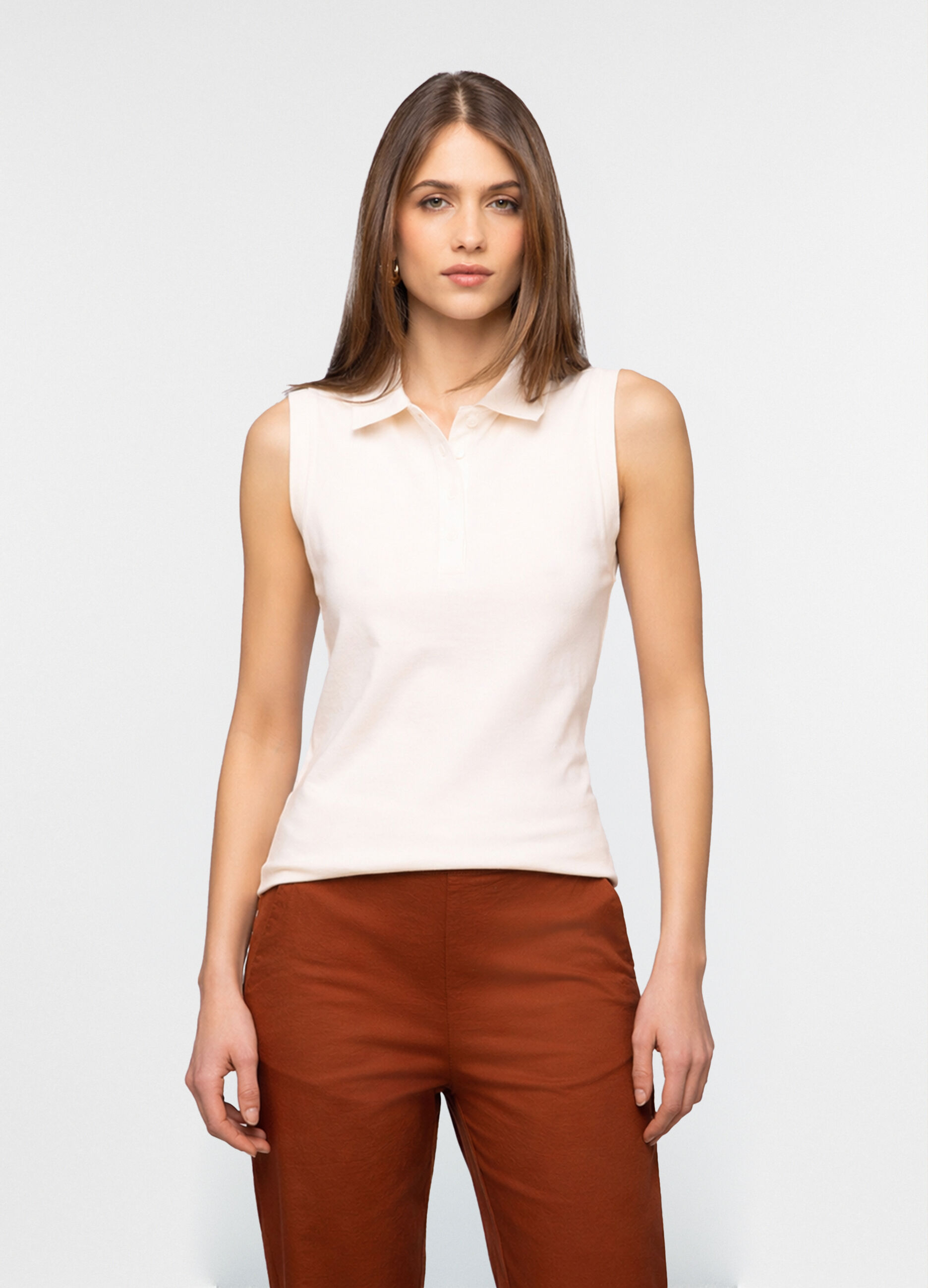 Polo piquet stretch donna_0