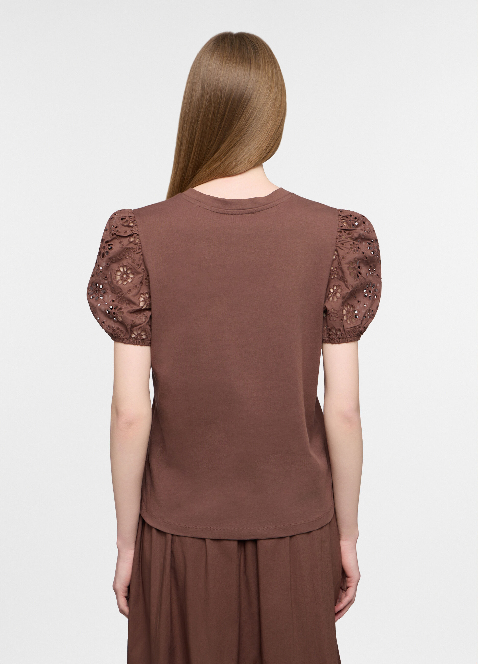 T-shirt girocollo donna_1