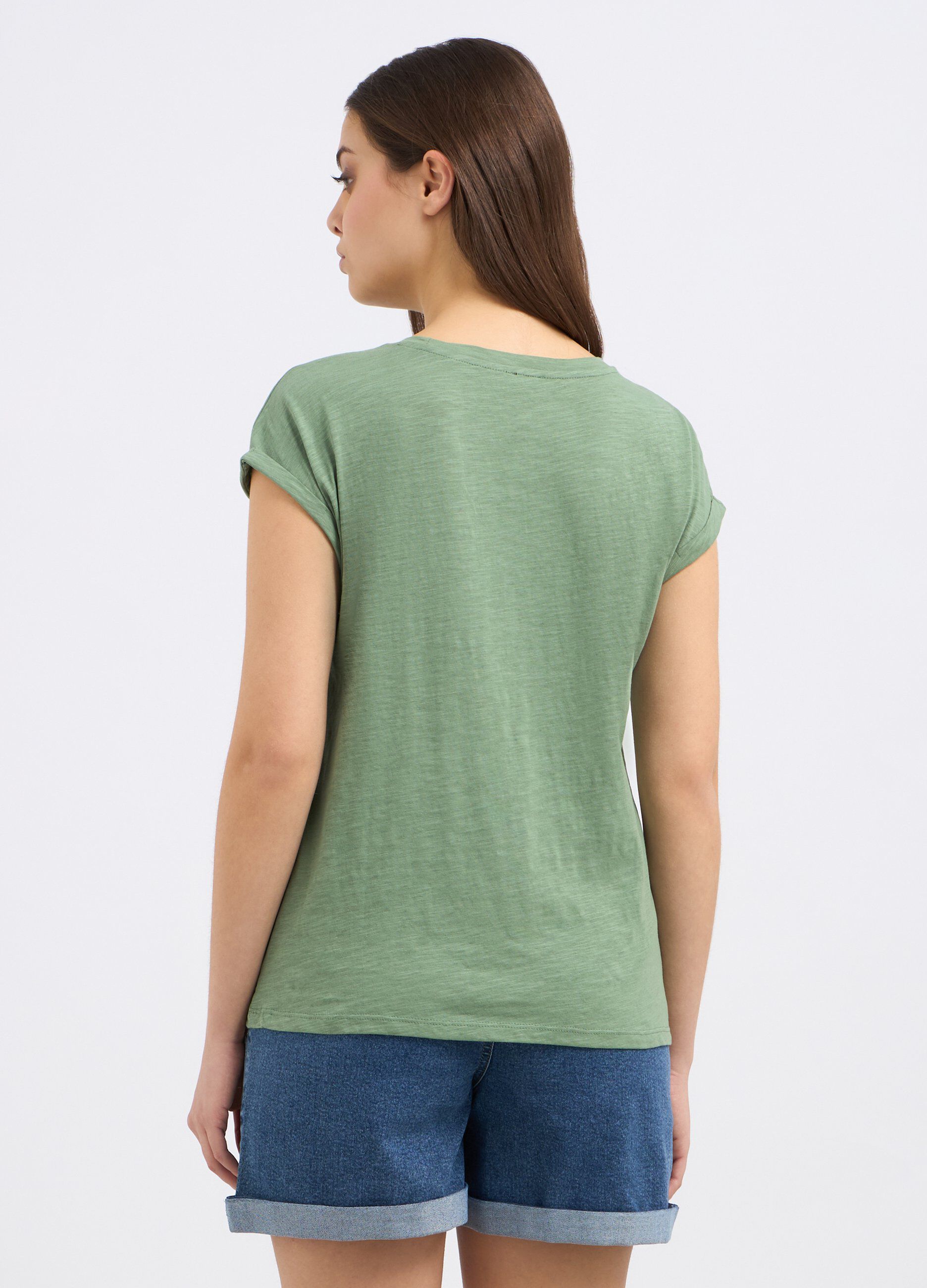 T-shirt in puro cotone donna_1