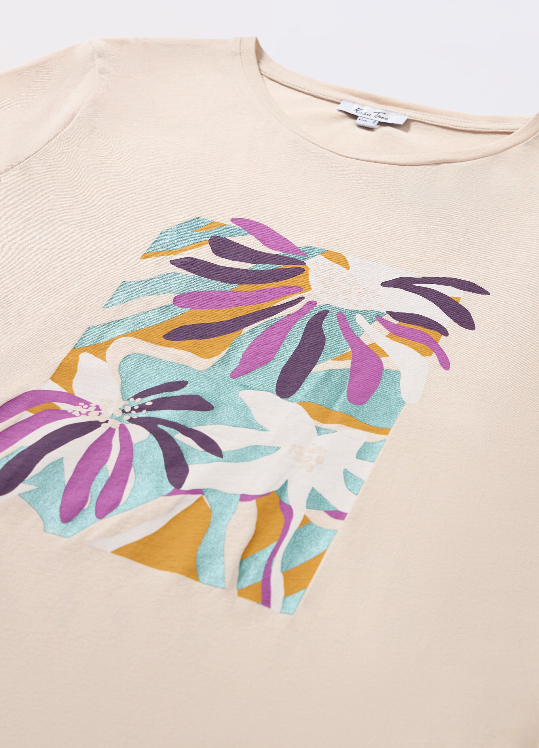 T-shirt in jersey di puro cotone donna curvy_1