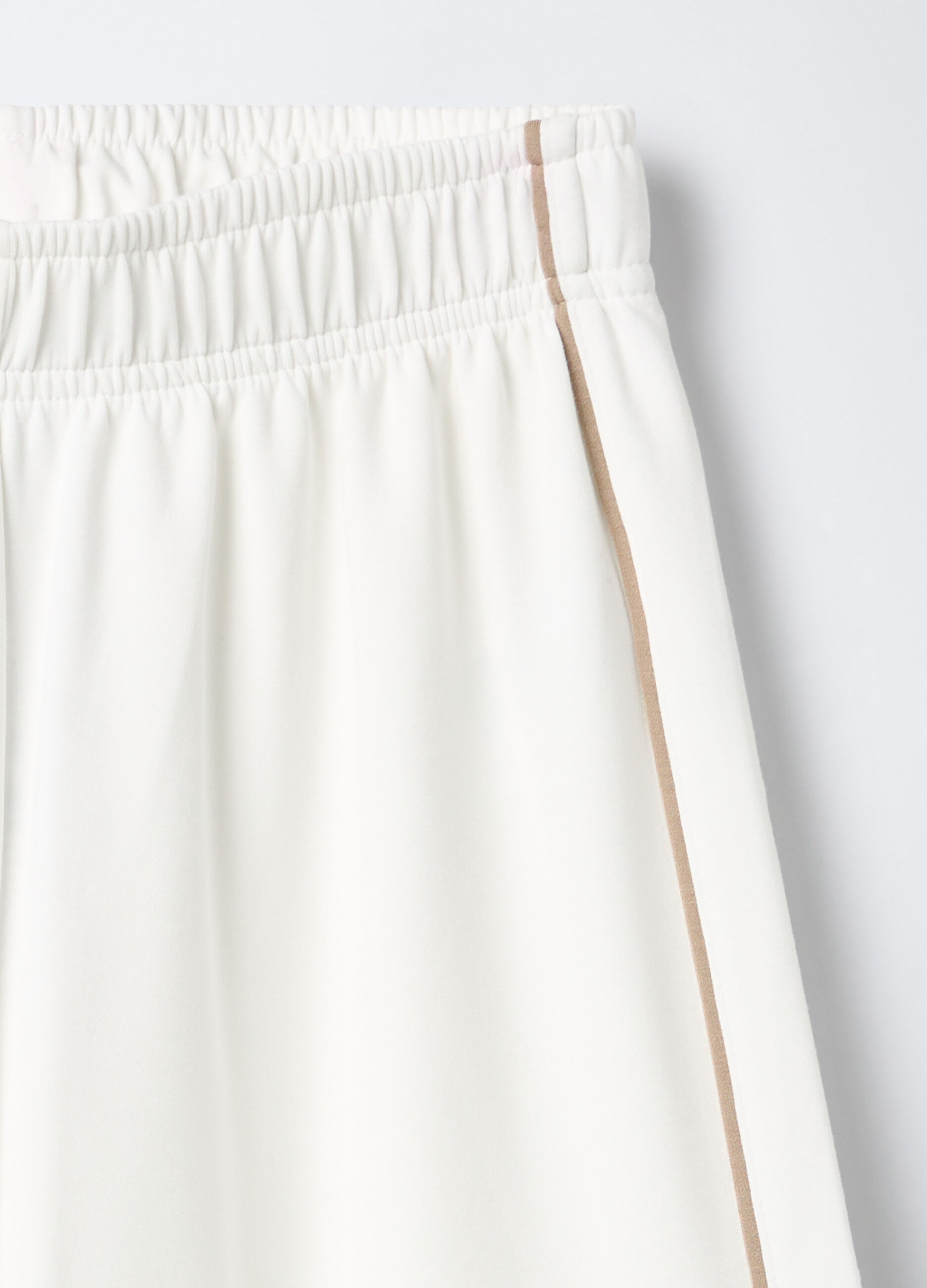 Jogger in misto modal stretch Wide Leg ragazza_2