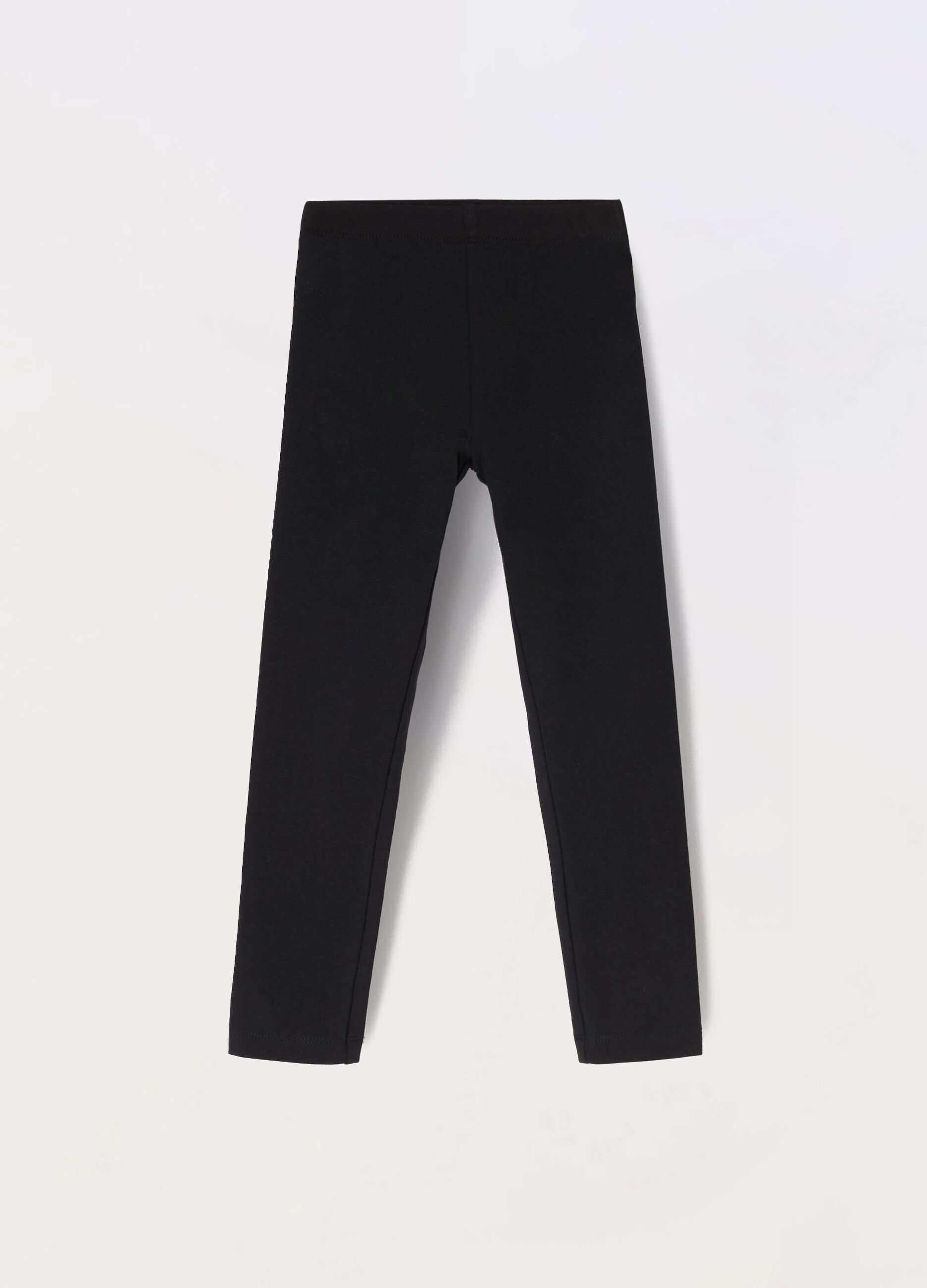 Leggings in cotone stretch bambina_0