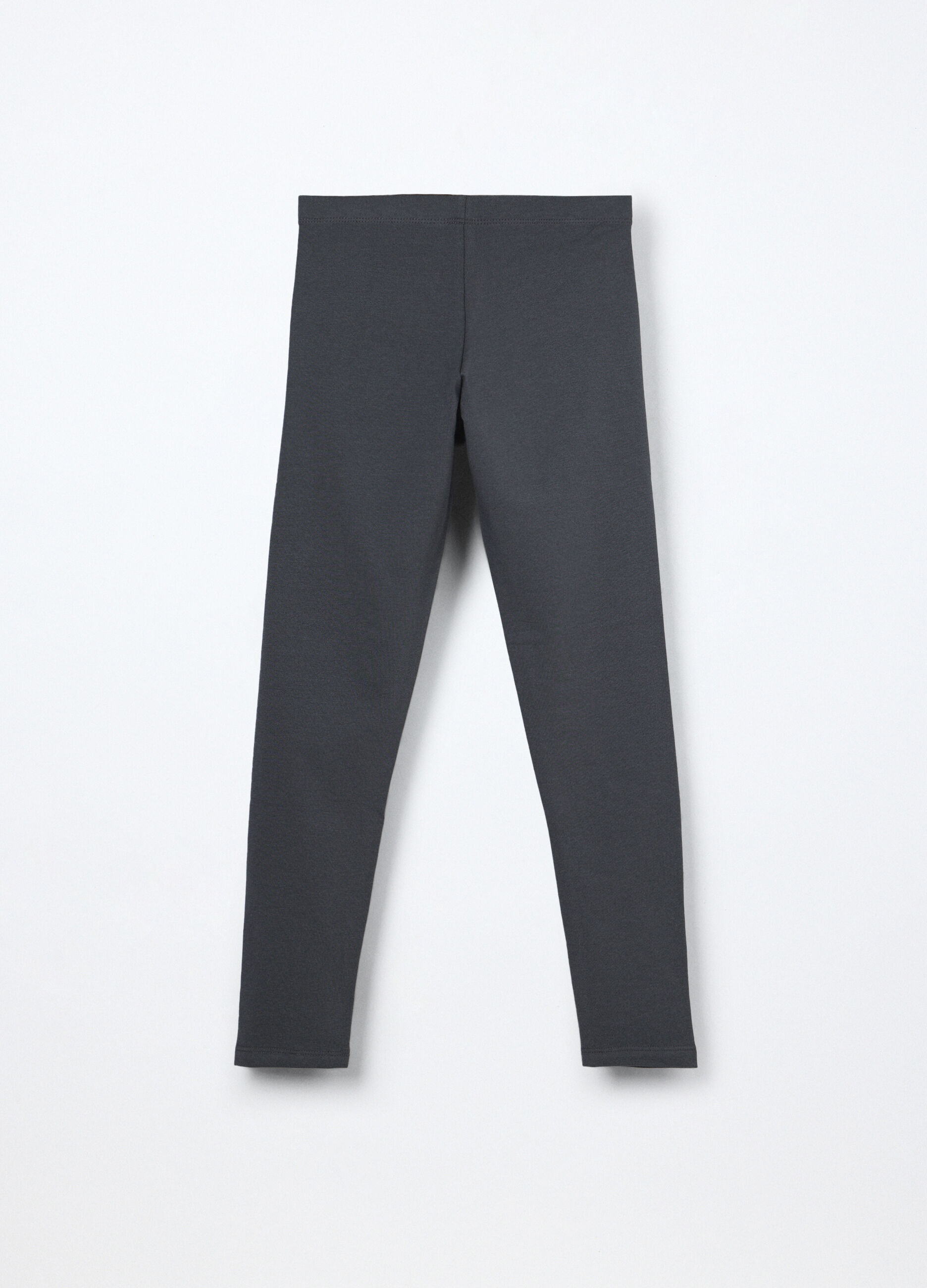 Leggings in french terry di cotone stretch ragazza_1
