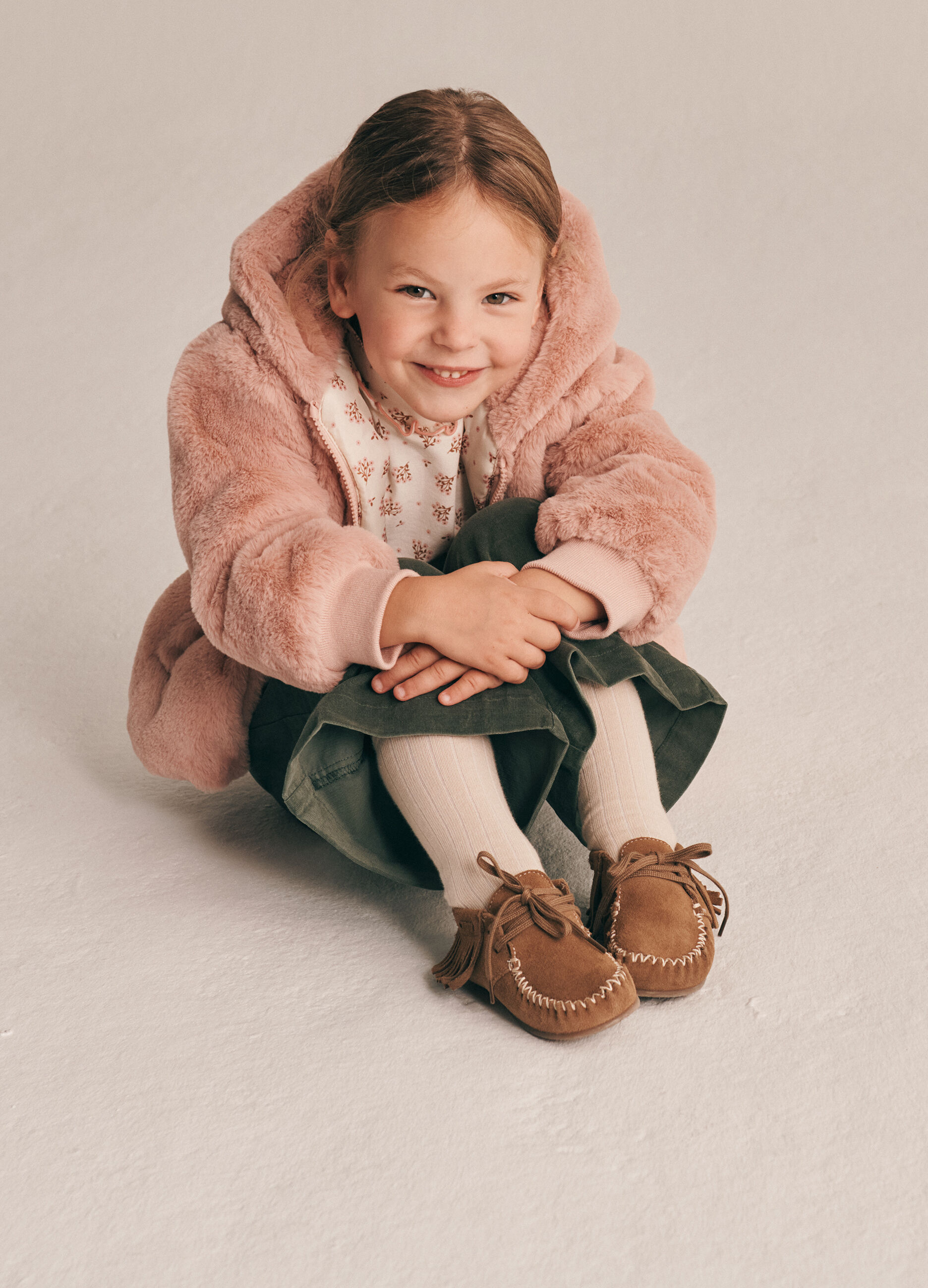 Cappotto in eco fur IANA neonata_0