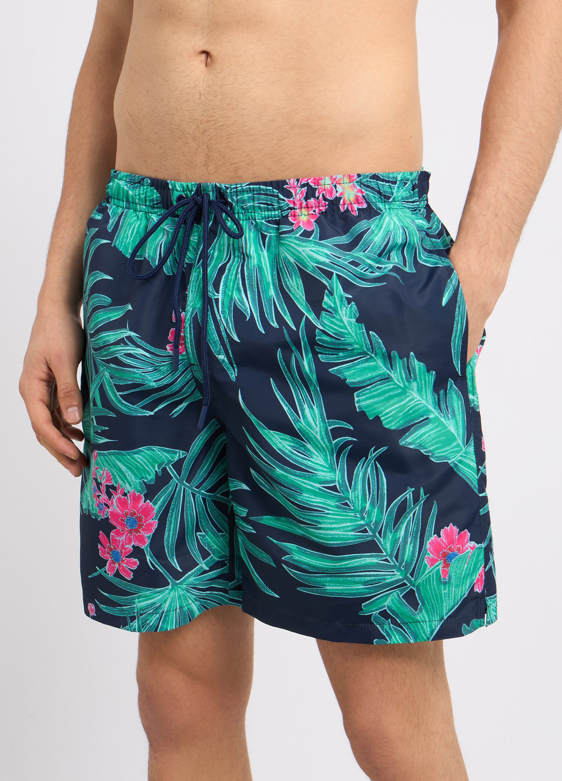 Costume shorts con stampa uomo