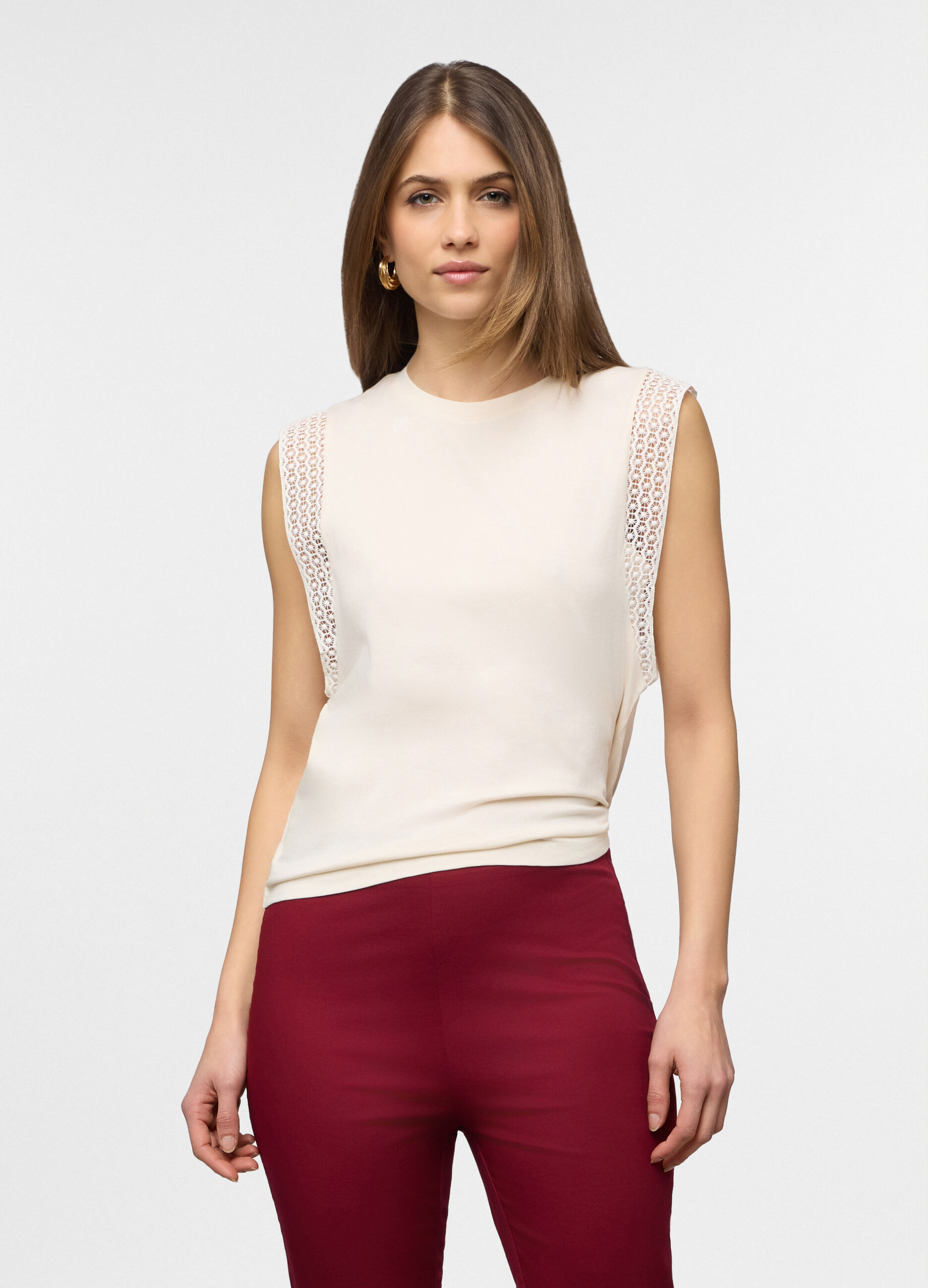 Canotta girocollo donna_0