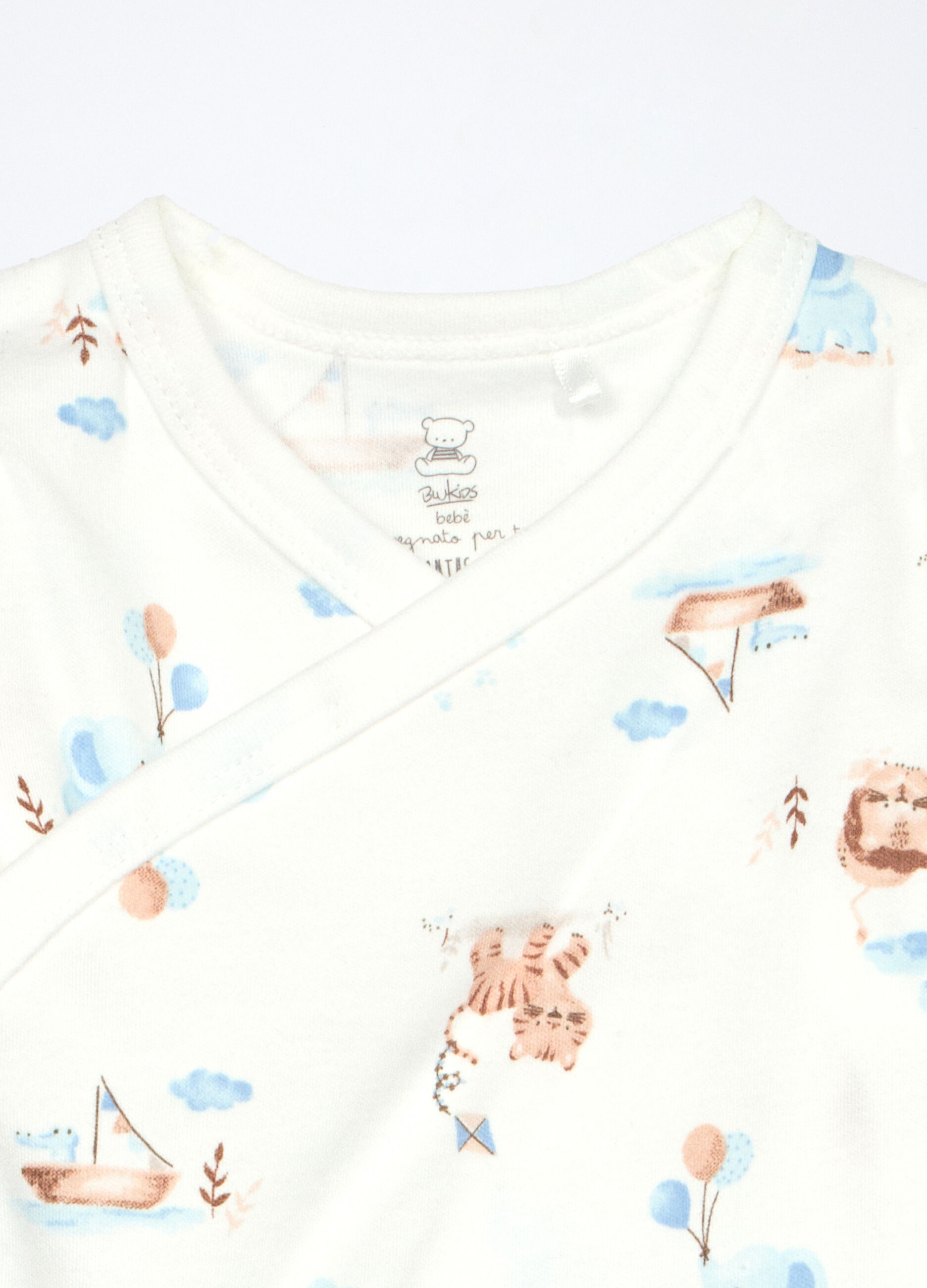 Pack 2 body in interlock di puro cotone neonato_3