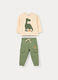 Jogging set in french terry di puro cotone bimbo_0