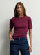 T-shirt Fitted girocollo stretch donna_0
