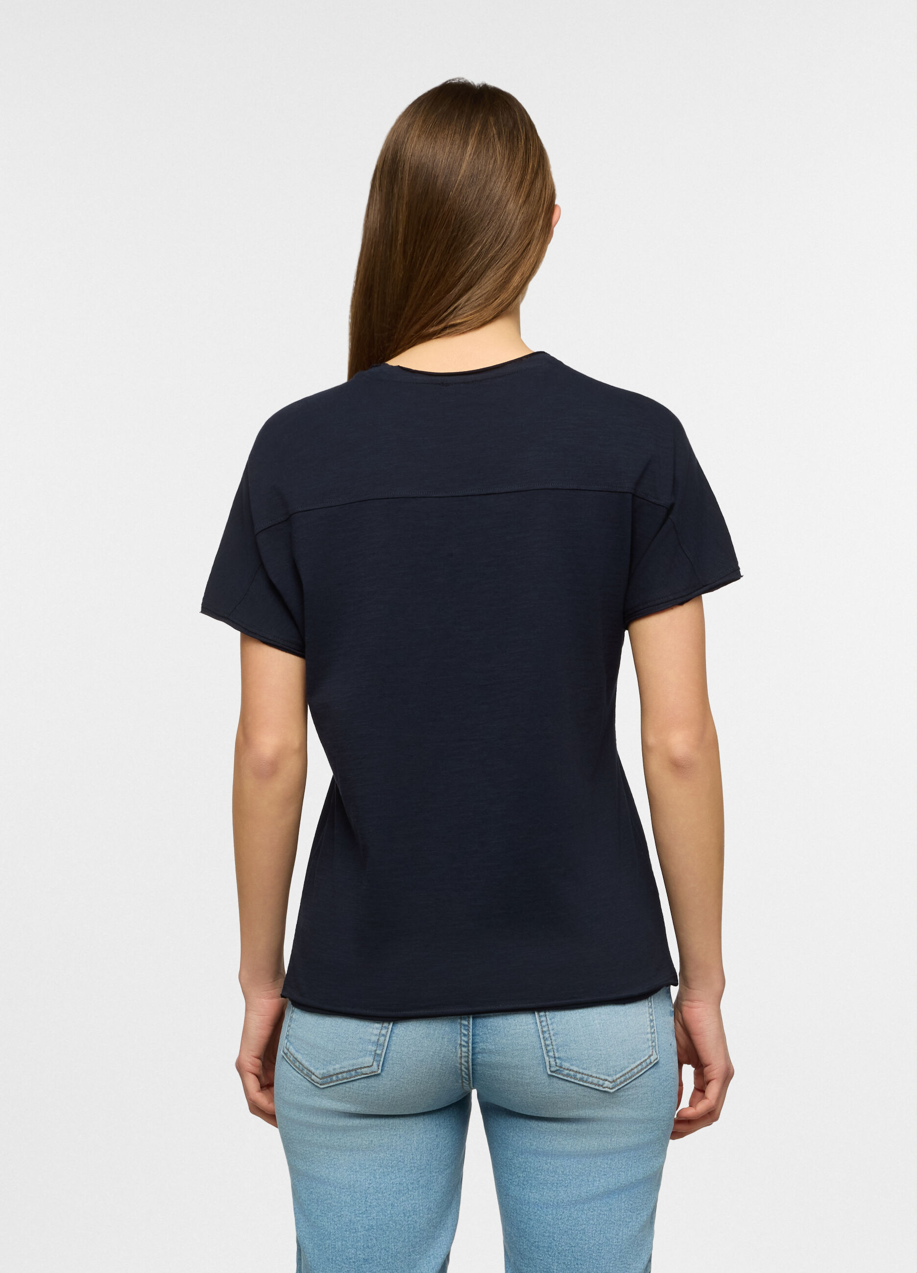 T-shirt girocollo donna_1