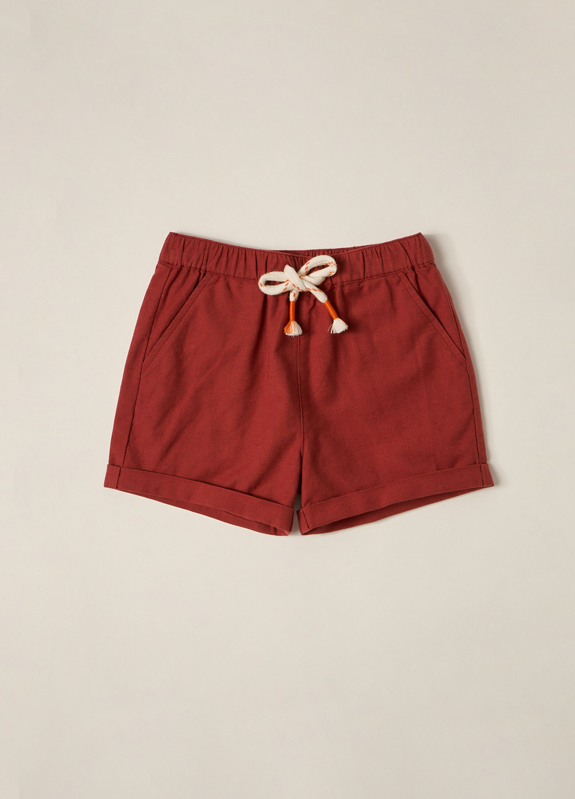 Shorts misto lino IANA neonato_1