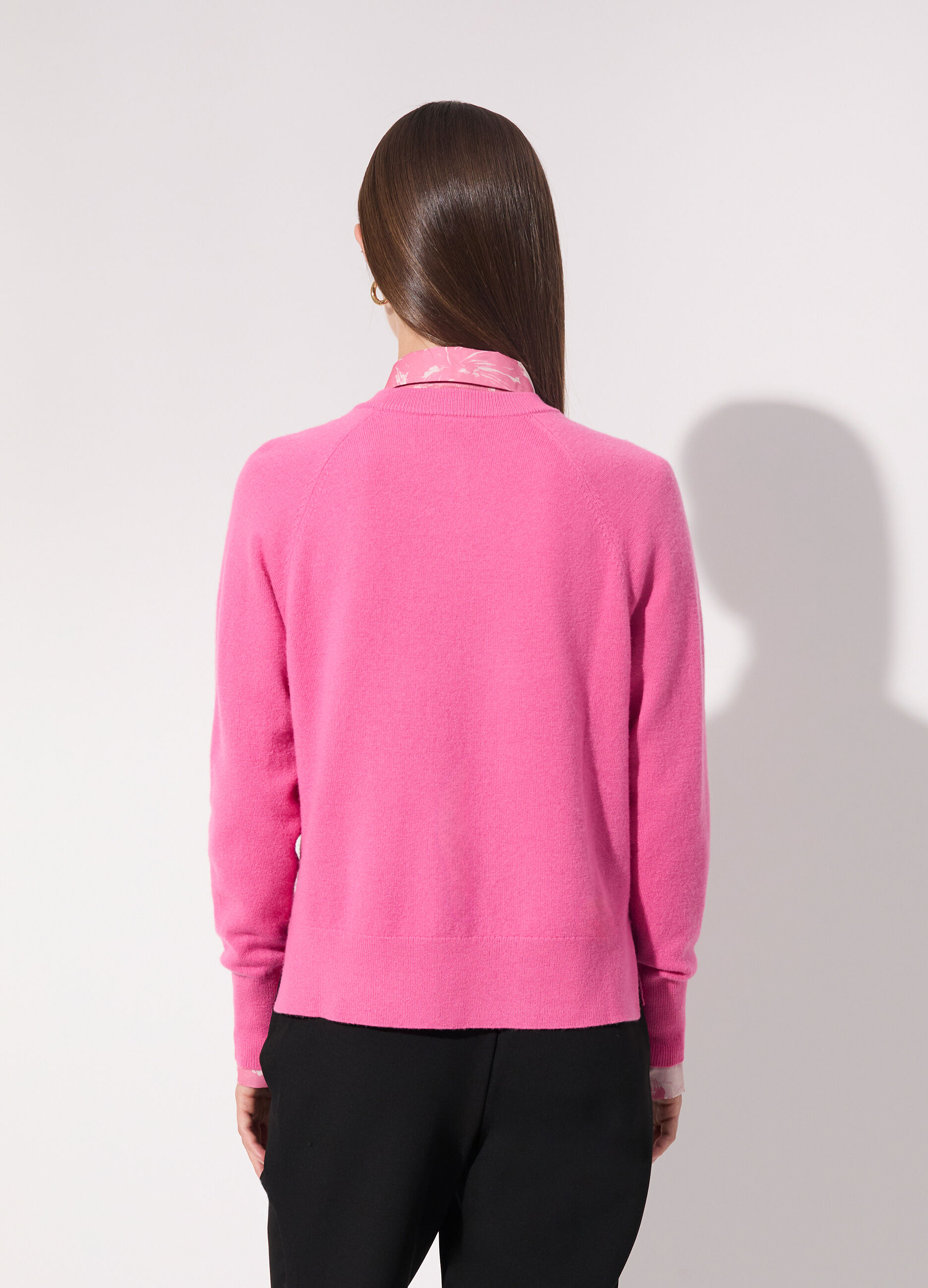 Cardigan in pura lana merino donna_2