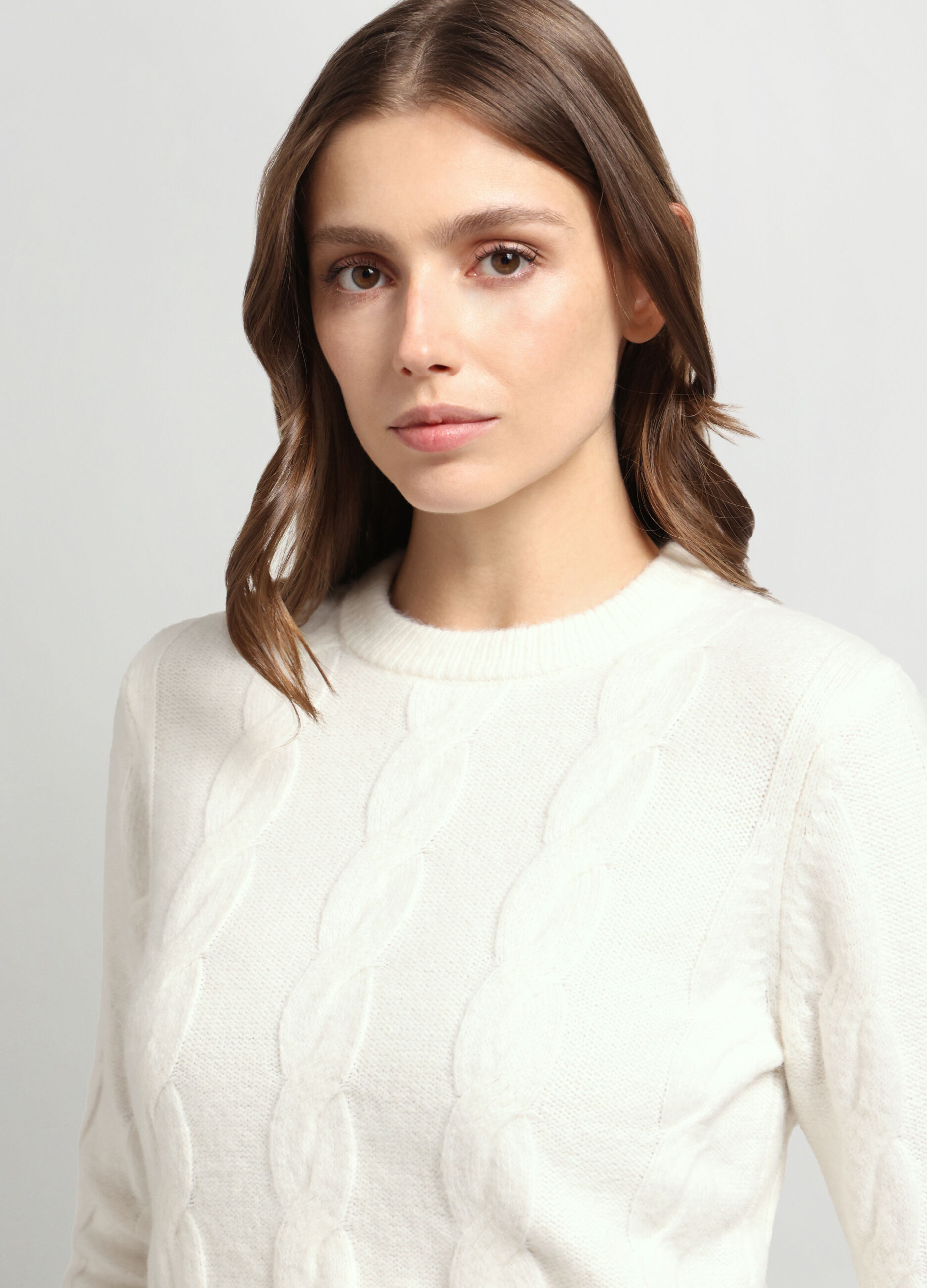 Girocollo tricot misto lana donna_2